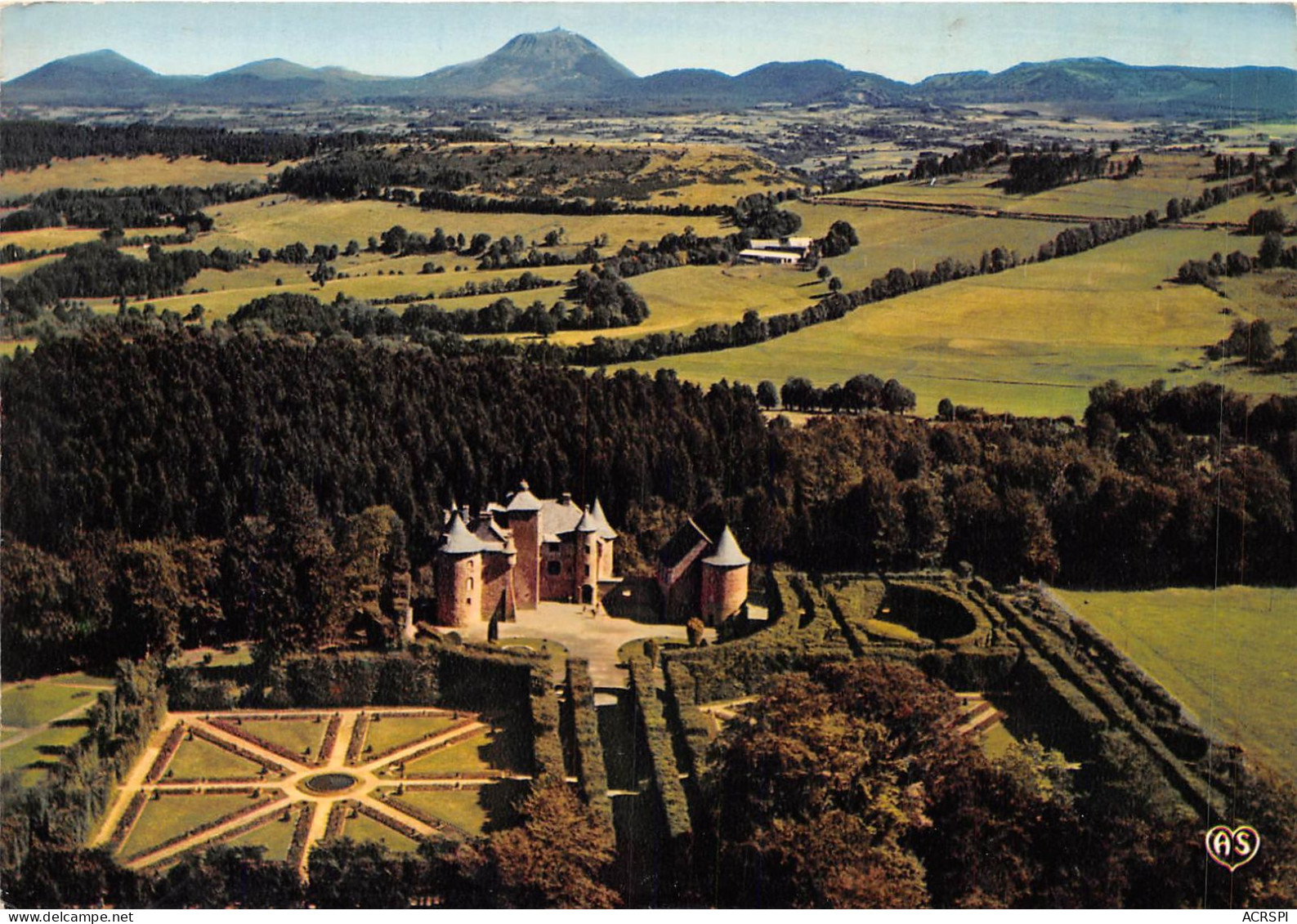 Le Chateau De CORDES Avec Ses Jardins De Le Notre Et La Chaine Des Domes 18(scan Recto-verso) MA902 - Cordes