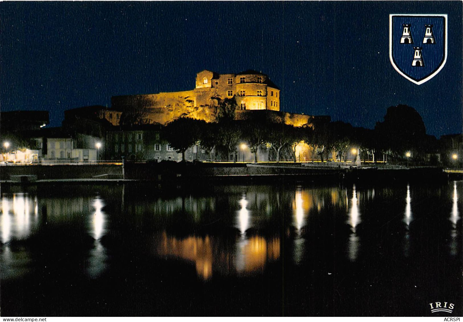 Sur Les Bords Du Rhone Le Chateau Illumine De TOURNON 29(scan Recto-verso) MA901 - Tournon