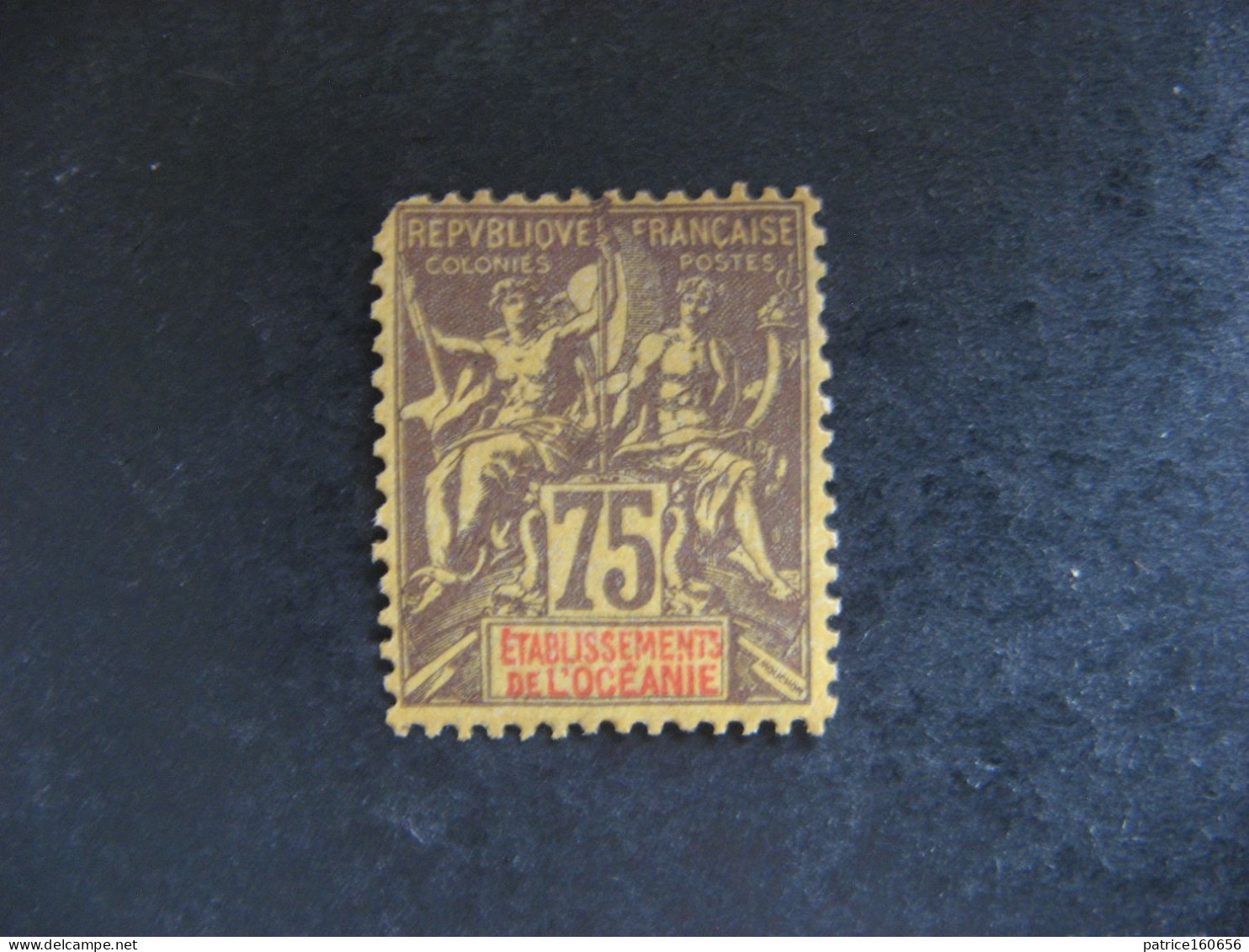 A). Nouvelle-Calédonie: N° 42, Neuf X . - Unused Stamps