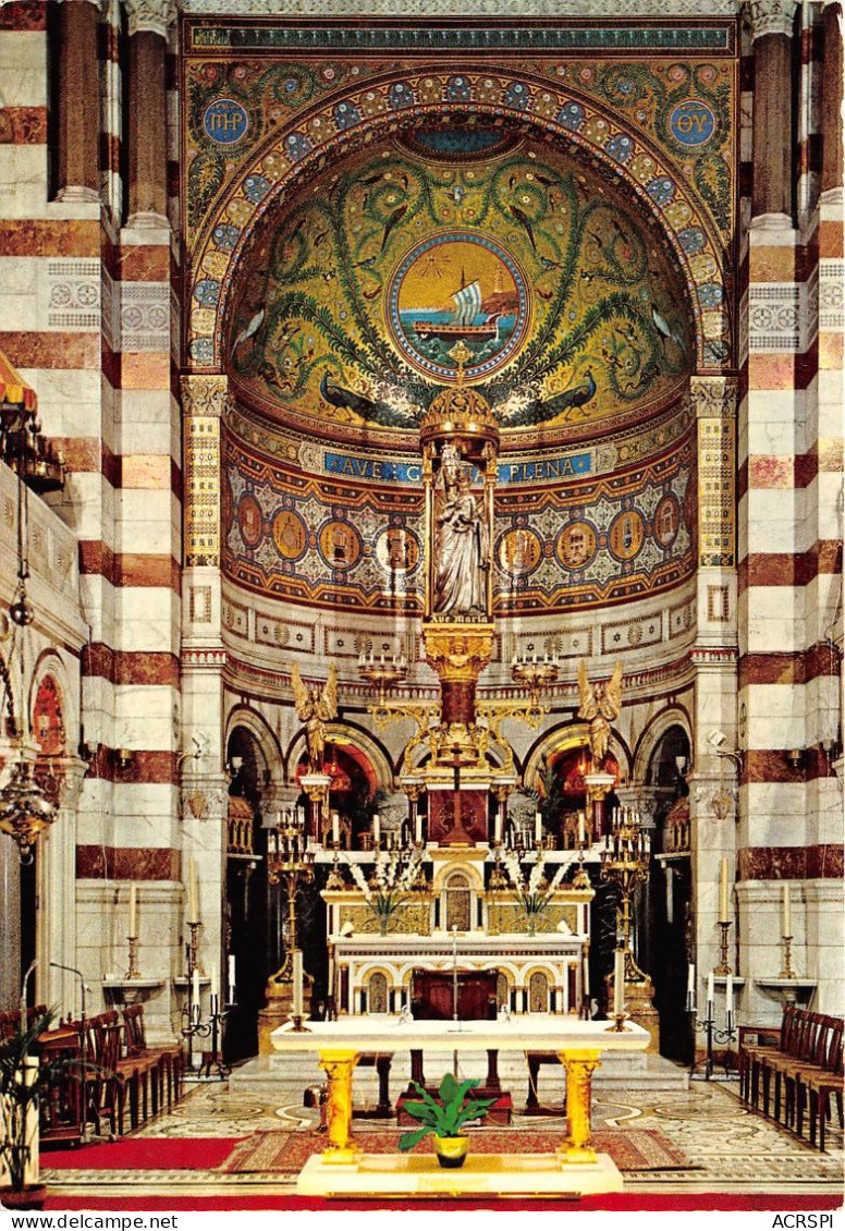 MARSEILLE Basilique ND De La Garde Le Choeur Et L Abside  12(scan Recto-verso) MA934 - Notre-Dame De La Garde, Ascenseur