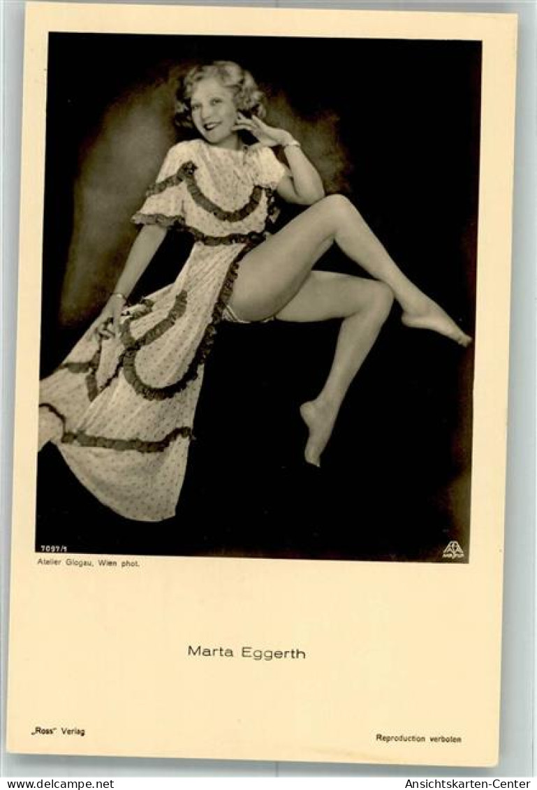 39651103 - Eggerth, Martha Ross -Verlag 7097/1 Foto Glogau - Chanteurs & Musiciens