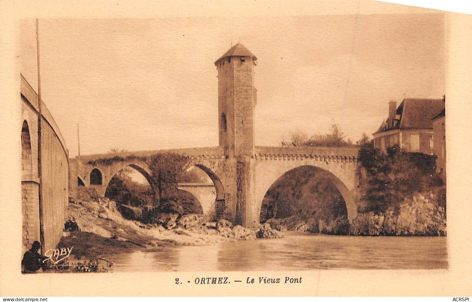 ORTHEZ Le Vieux Pont 4(scan Recto-verso) MA931 - Orthez