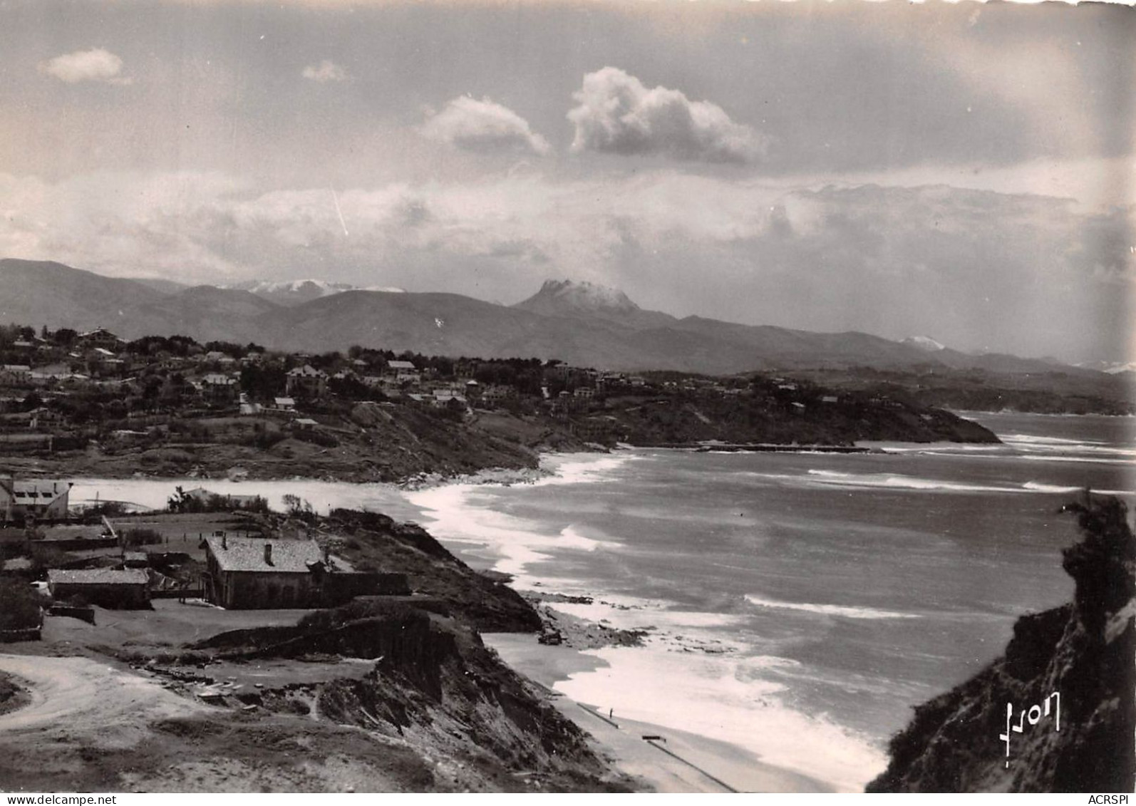 BIDART Les Falaises Au Fond Les Trois Couronnes 20(scan Recto-verso) MA931 - Bidart