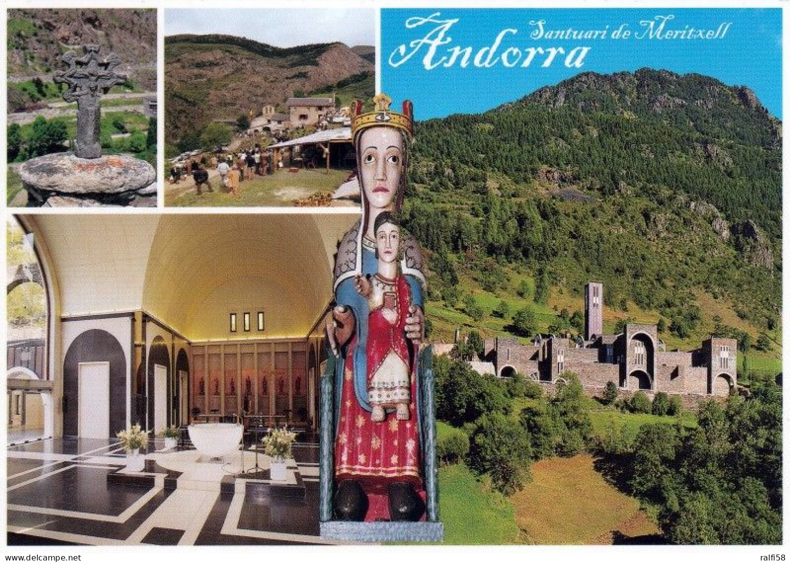 1 AK Andorra * Santuari Nou De Meritxell Mit D. Schutzpatronin Von Andorra (Heiligtum Unserer Lieben Frau Von Meritxell) - Andorra