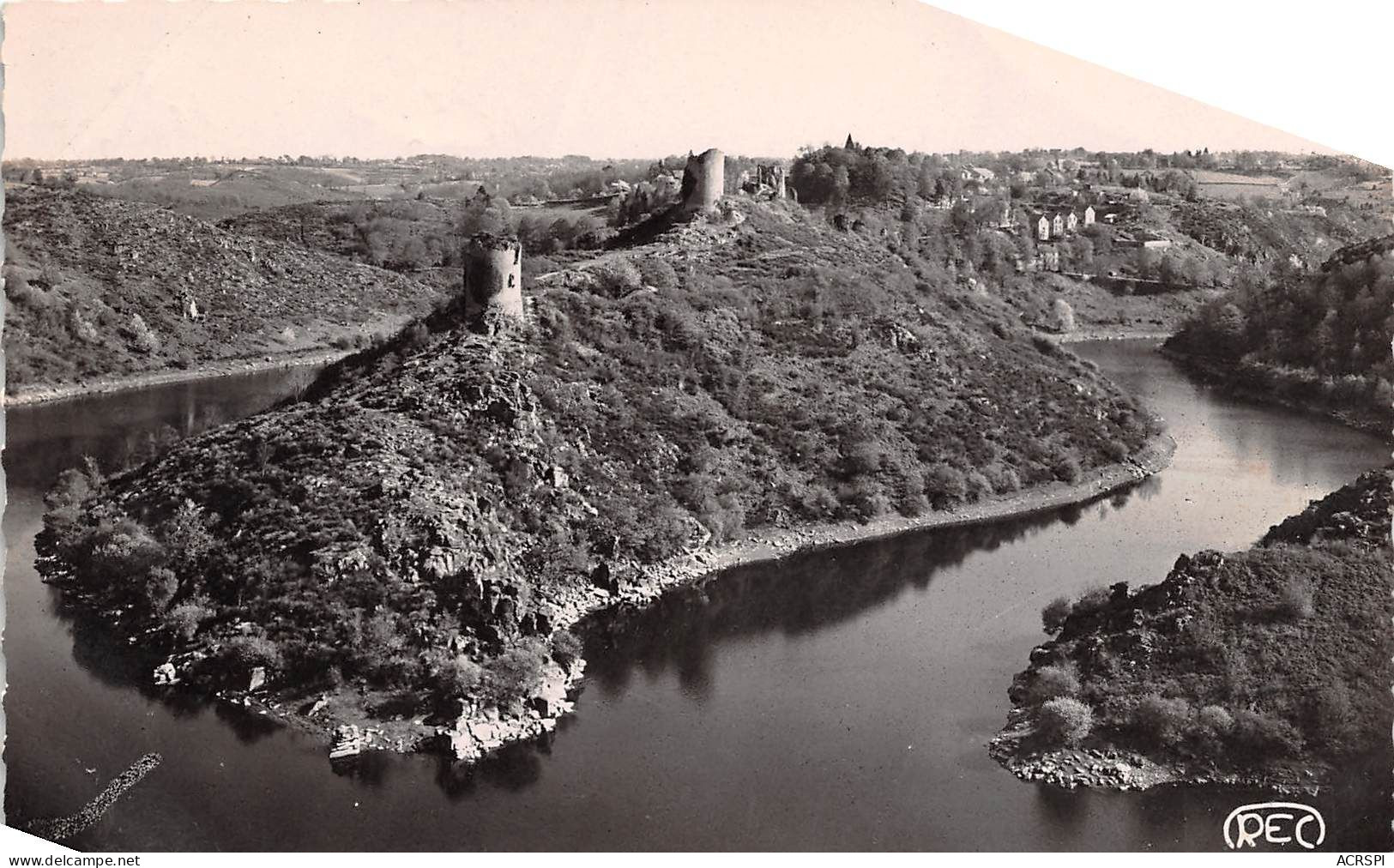 Les Ruines De CROZANT Vue De St Jallet 18(scan Recto-verso) MA953 - Crozant