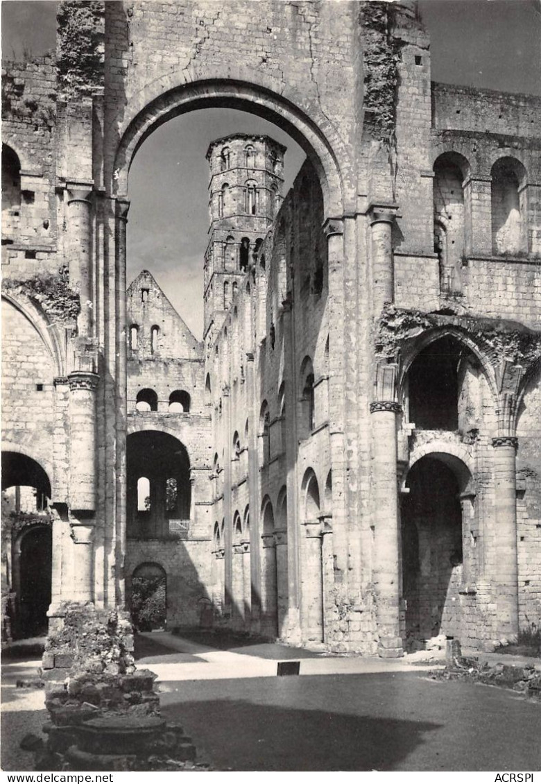 JUMIEGES Ruines De L Abbaye Nef De L Eglise Notre Dame XIe S 7(scan Recto-verso) MA948 - Jumieges