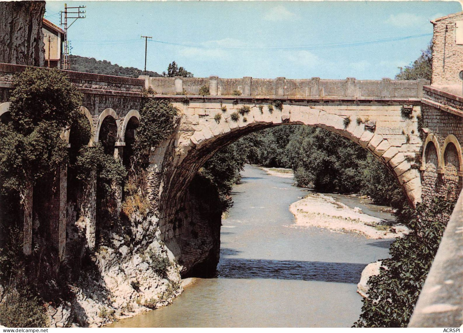 VAISON LA ROMAINE La Pompei Francaise Le Pont Romain 1er Av JC Forme D Une Seule Arche 26(scan Recto-verso) MA945 - Vaison La Romaine