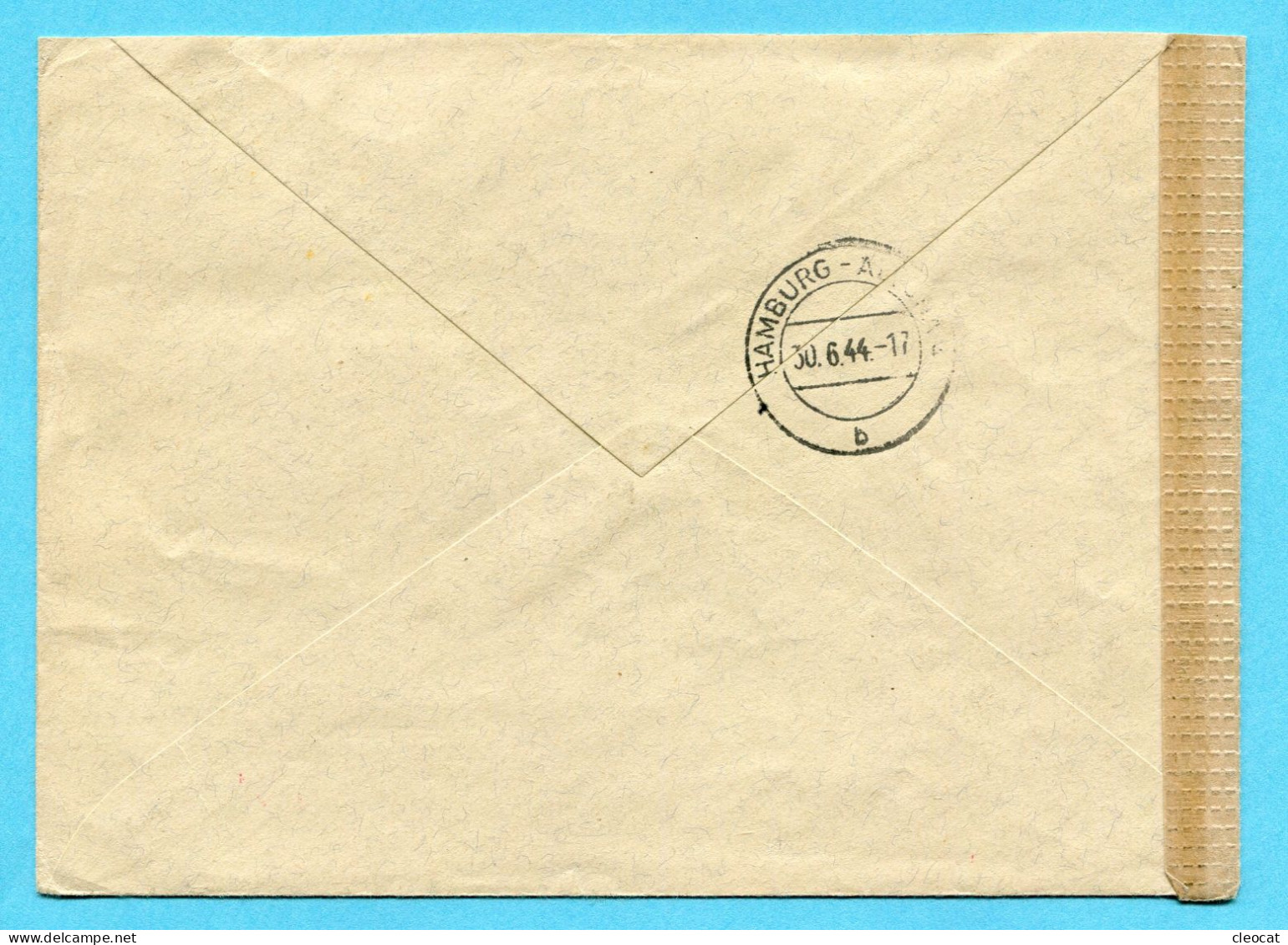 Zensur - Satzbrief Von Zürich Oerlikon Nach Hamburg Altona 1944 - Covers & Documents