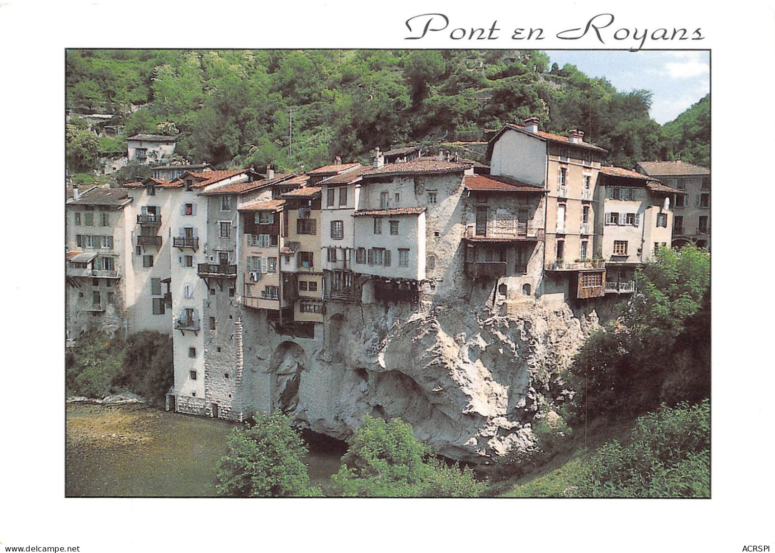 PONT EN ROYANS Altitude 215m Les Maisons Suspendues 19(scan Recto-verso) MA942 - Pont-en-Royans