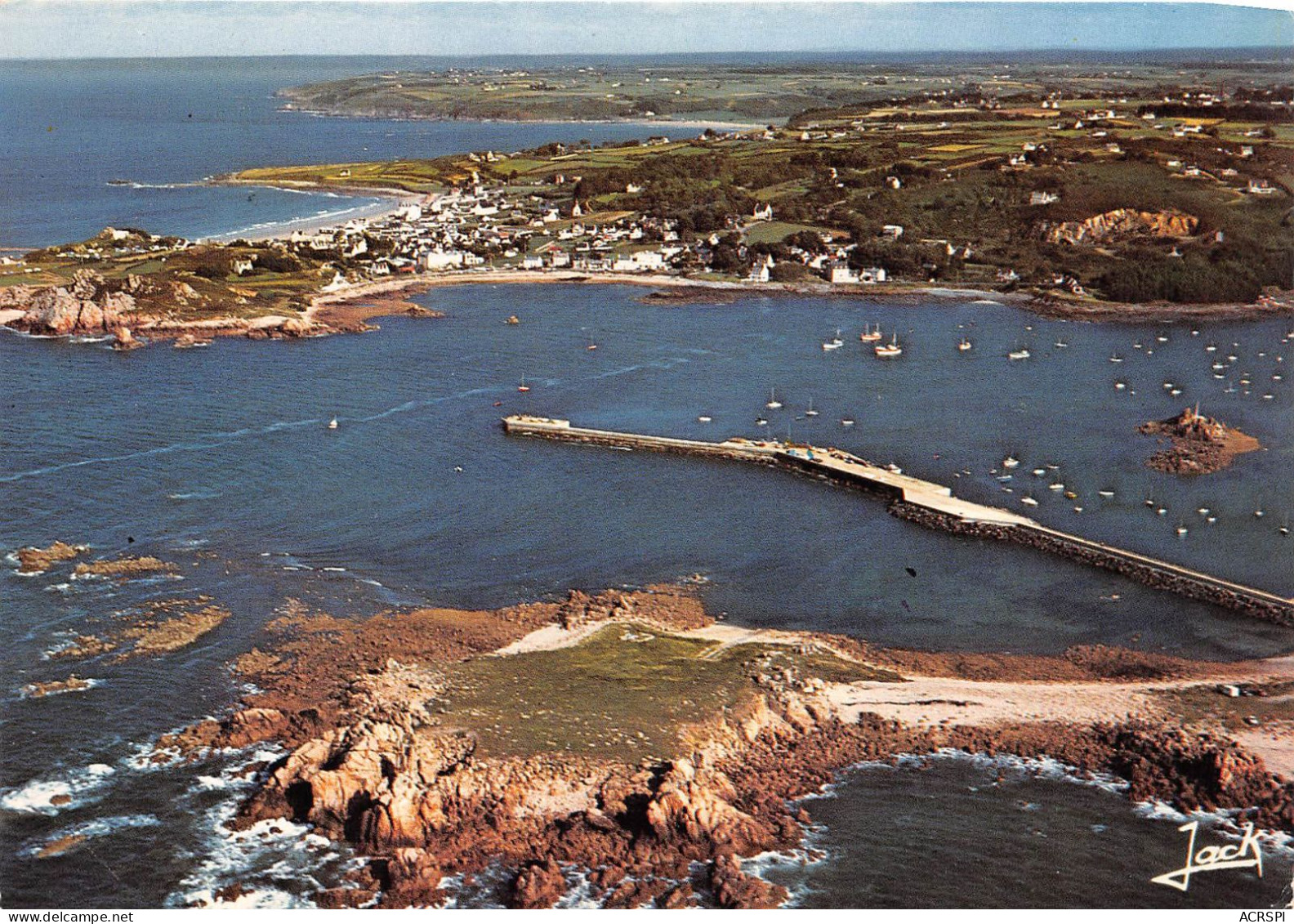 PLOUGASNOU Leport Du Diben Et La Pointe De Primel Tregastel 5(scan Recto-verso) MA939 - Plougasnou