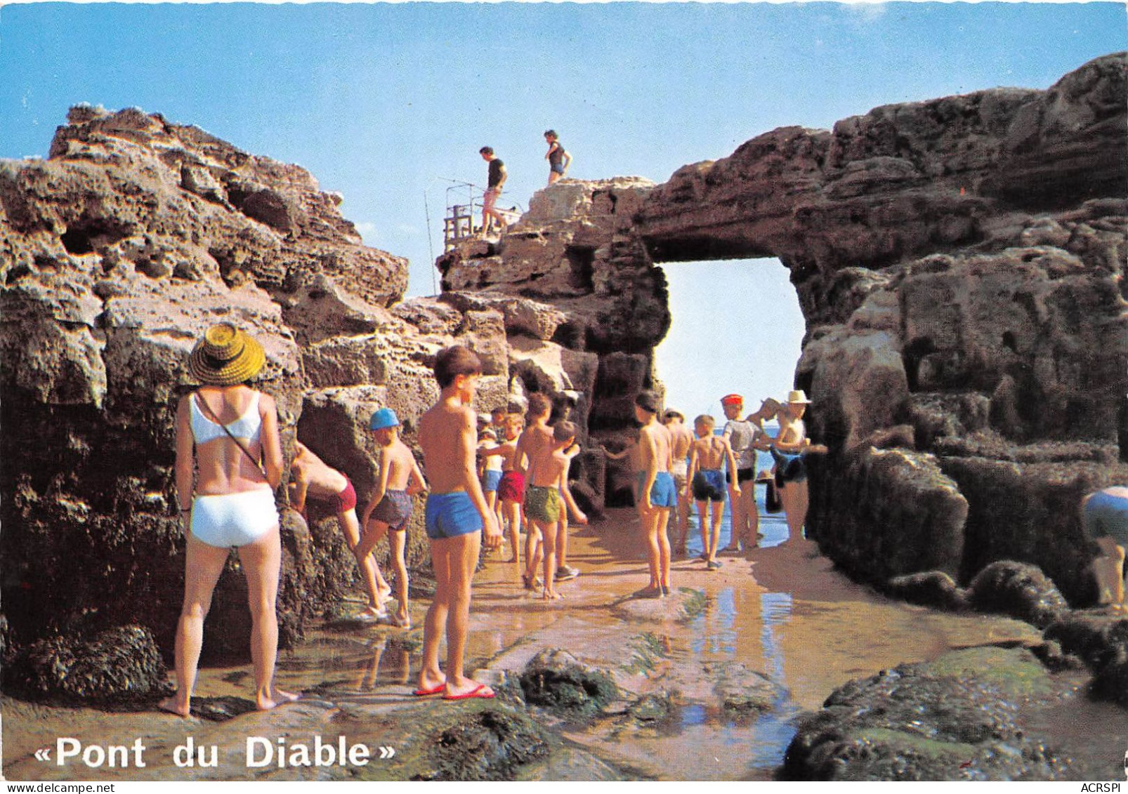 SAINT PALAIS SUR MER Le Pont Du Diable 16(scan Recto-verso) MA970 - Saint-Palais-sur-Mer