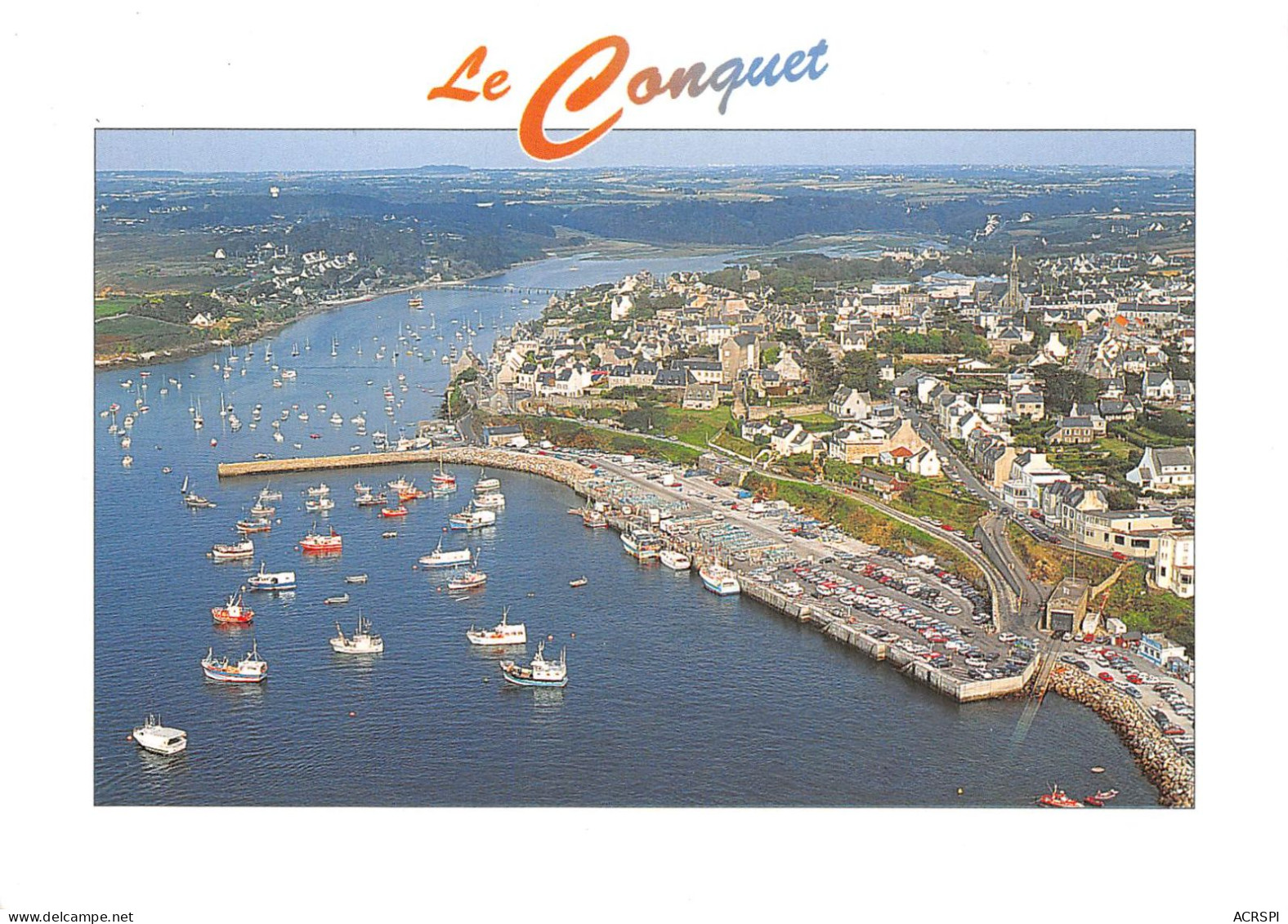 LE CONQUET Le Port De Peche Et Le Centre Ville 25(scan Recto-verso) MA967 - Le Conquet