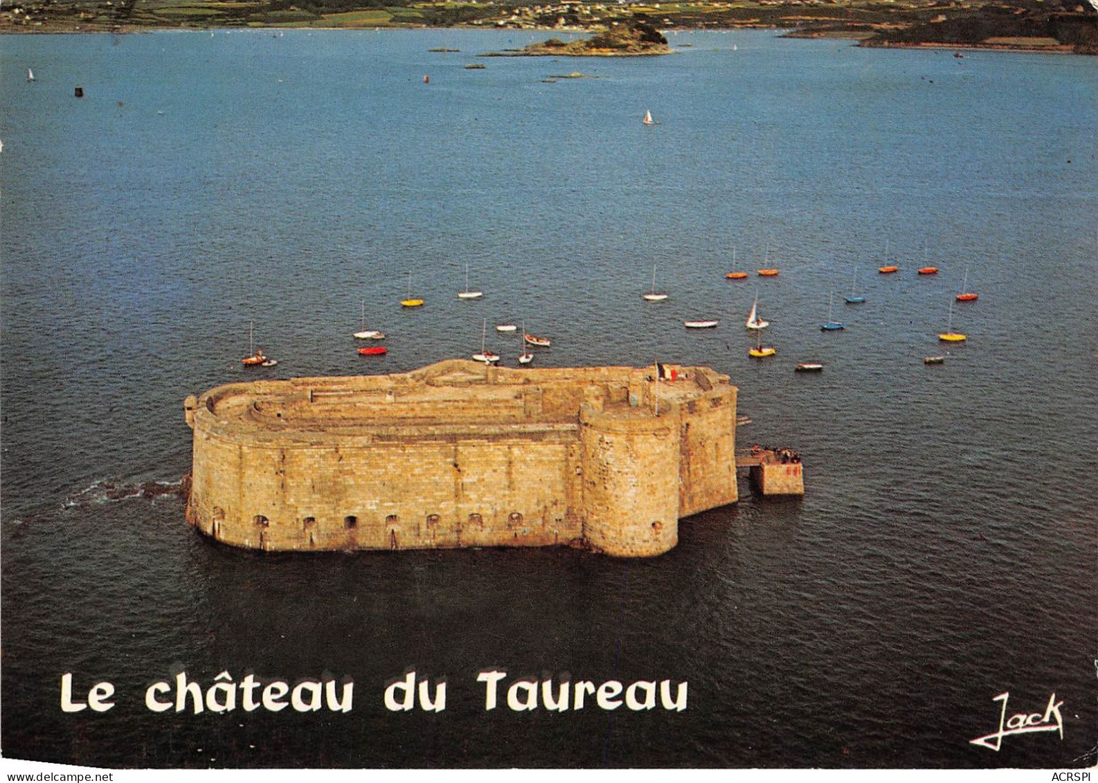 CARANTEC Le Chateau Du Taureau Forteresse Batie Sur Un Rocher 26(scan Recto-verso) MA967 - Carantec