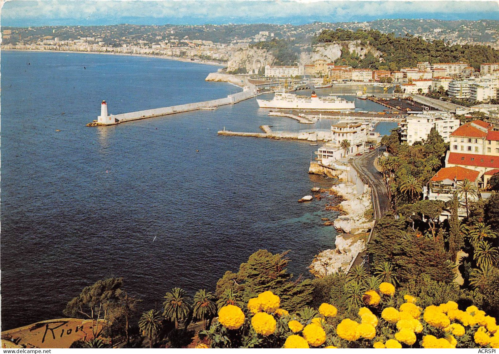 NICE Sortie Du Port Depart Pour La Corse 17(scan Recto-verso) MA966 - Schiffahrt - Hafen
