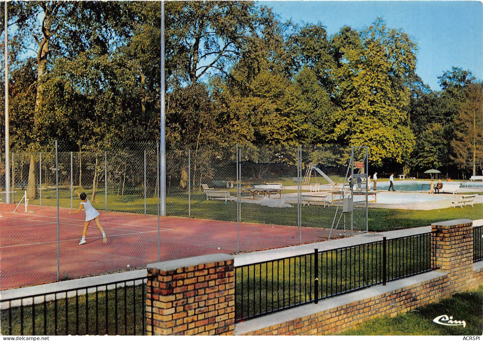 LESIGNY Parc De Lesigny Centre Sportif Les Tennis Et La Piscine 21(scan Recto-verso) MA965 - Lesigny