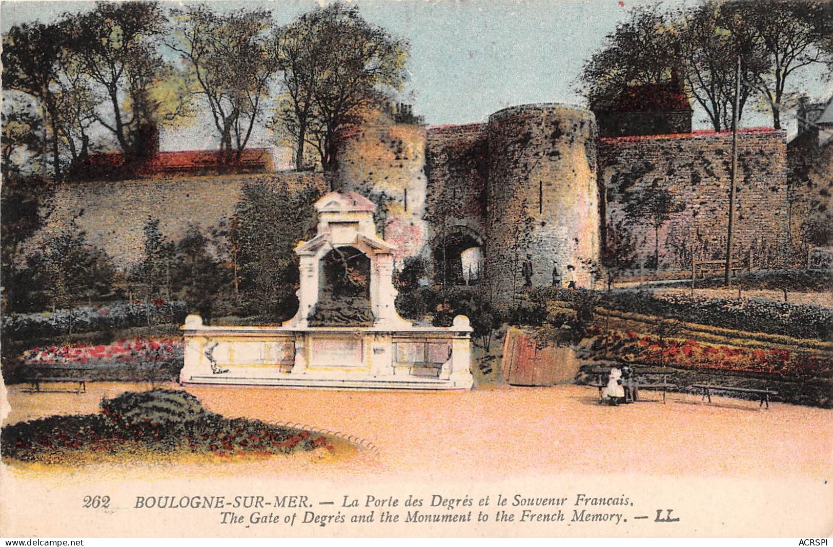 BOULOGNE SUR MER La Porte Des Degres Et Le Souvenir Francais 1(scan Recto-verso) MA960 - Boulogne Sur Mer
