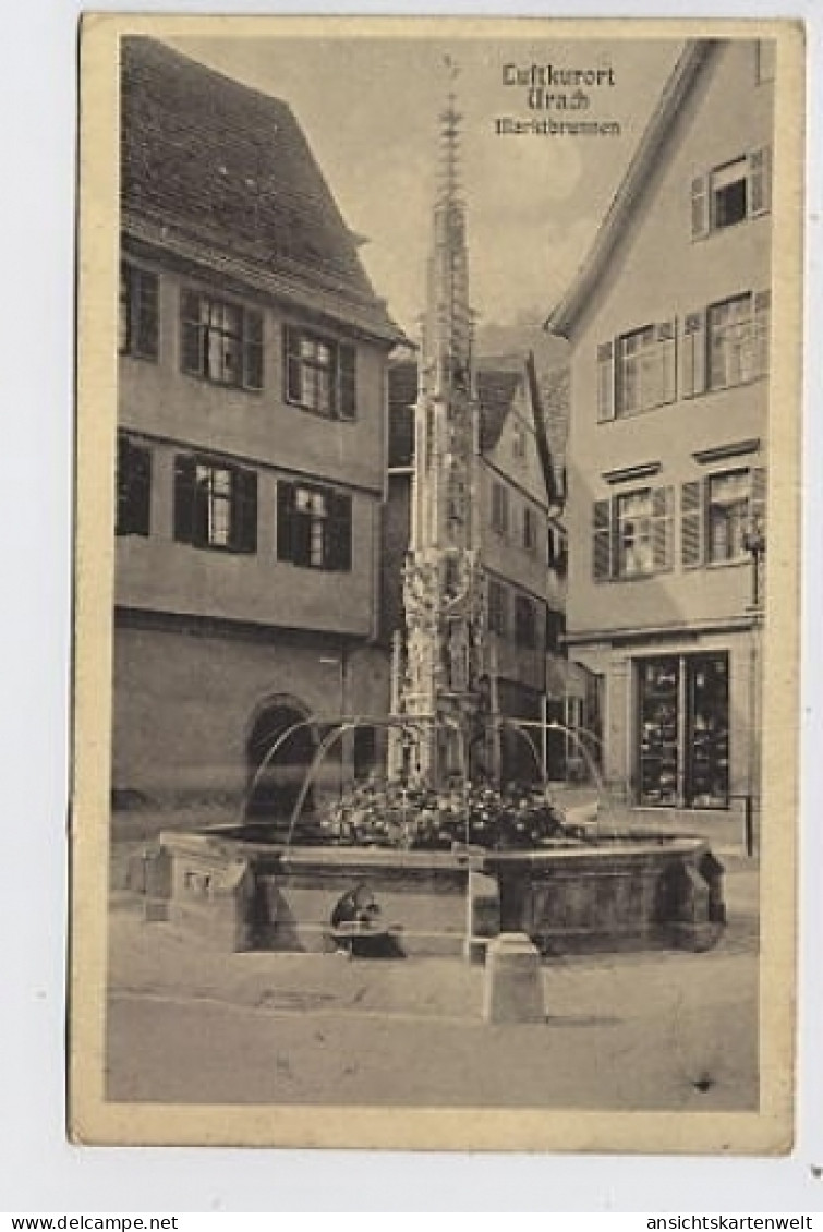 Luftkurort Urach - Marktbrunnen Gl1913 #31.537 - Altri & Non Classificati