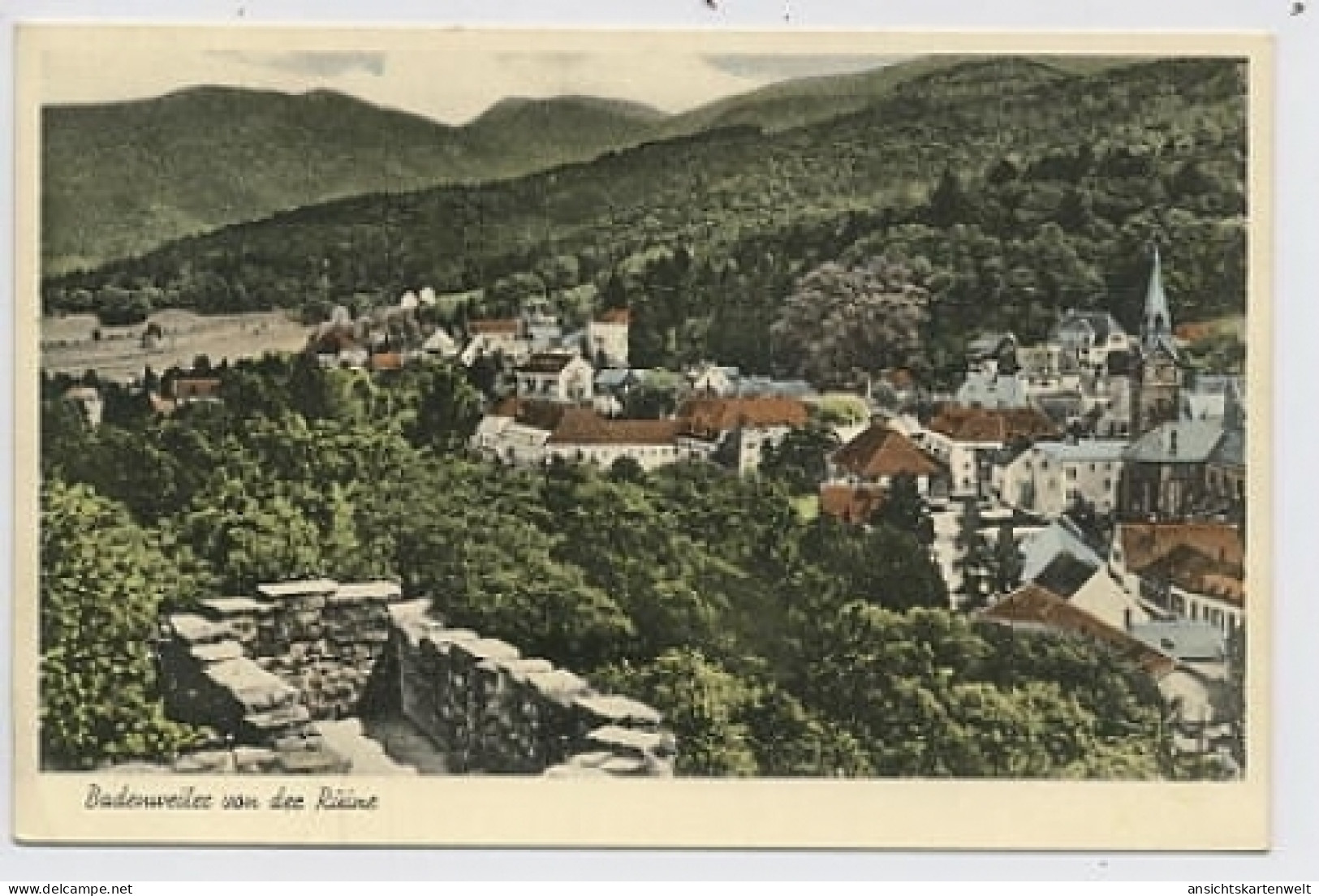 Badenweiler Von Der Ruine Ngl #32.006 - Altri & Non Classificati