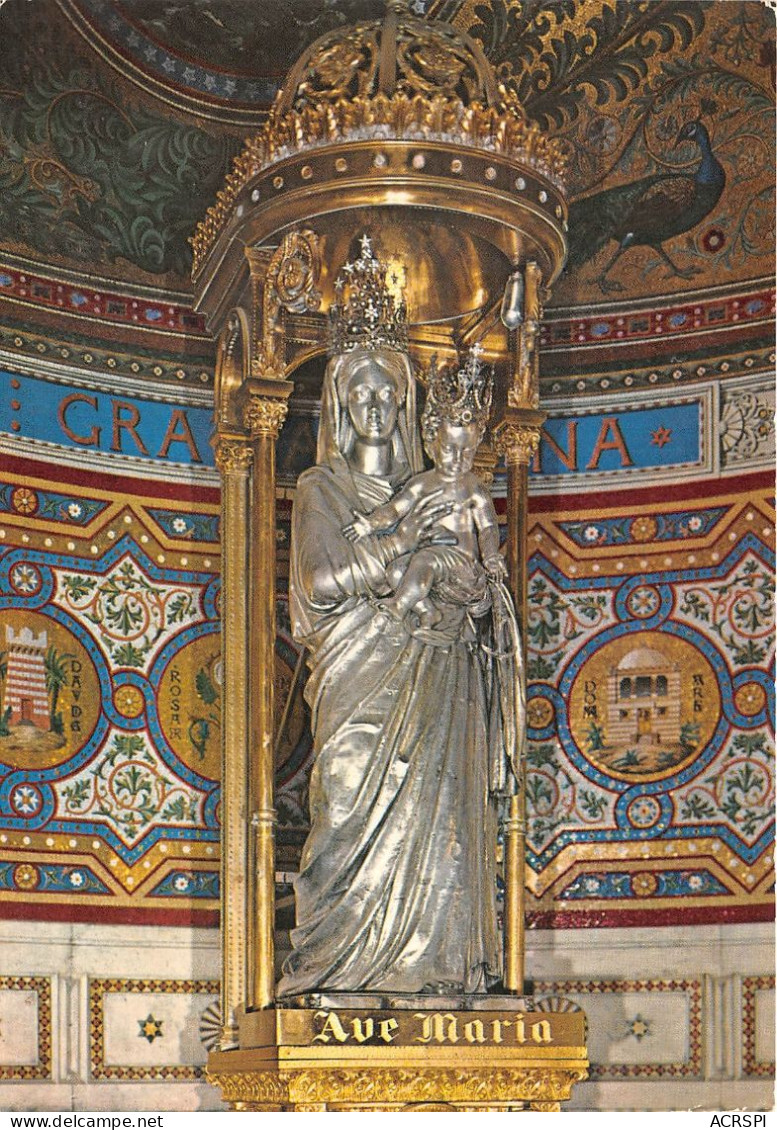 MARSEILLE STATUE D ARGENT DU MAITRE AUTEL Basilique Notre Dame De La Garde 2(scan Recto-verso) MA992 - Notre-Dame De La Garde, Ascenseur