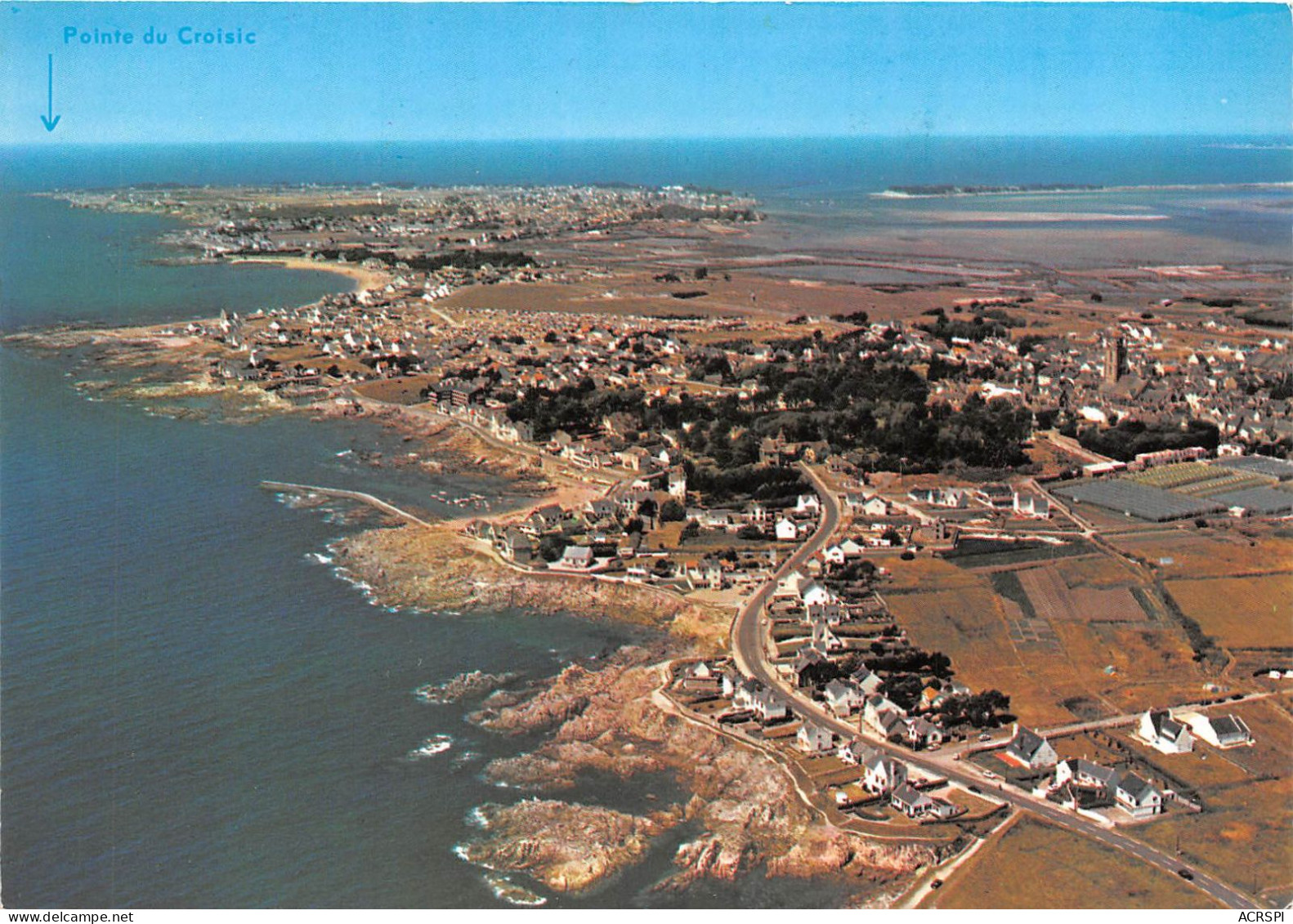 BATZ SUR MER La Grande Cote Et La Pointe Du Croisic 13(scan Recto-verso) MA986 - Batz-sur-Mer (Bourg De B.)