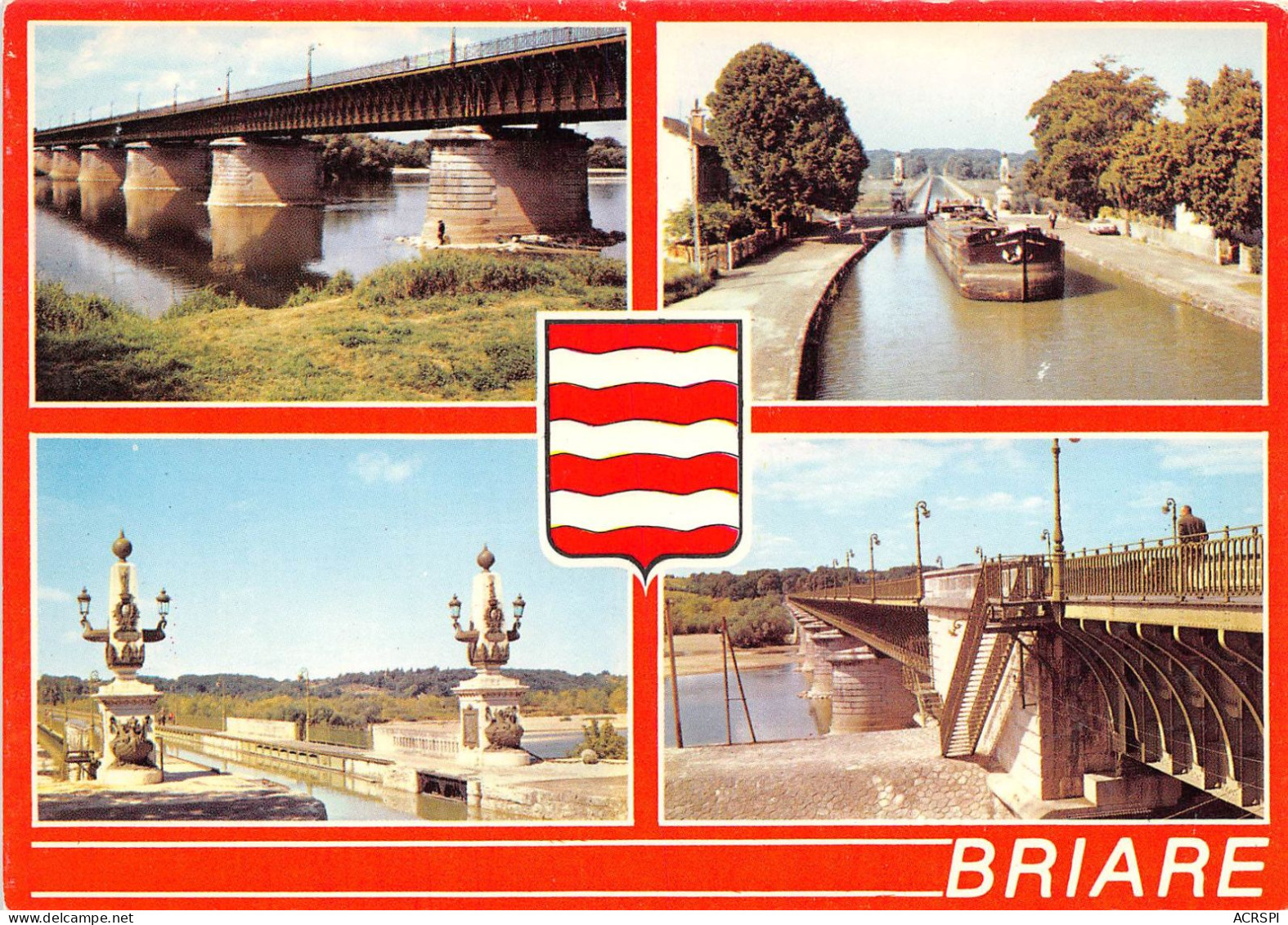 LE PONT CANAL BRIARE 28(scan Recto-verso) MA986 - Briare