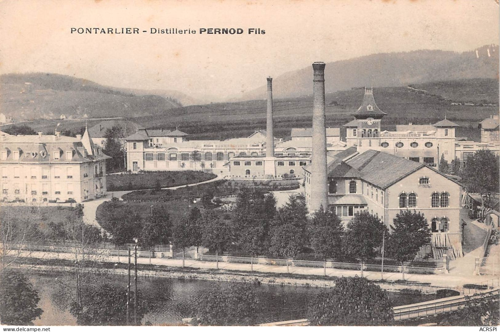 PONTARLIER Distillerie Pernod Fils 11(scan Recto-verso) MA983 - Pontarlier