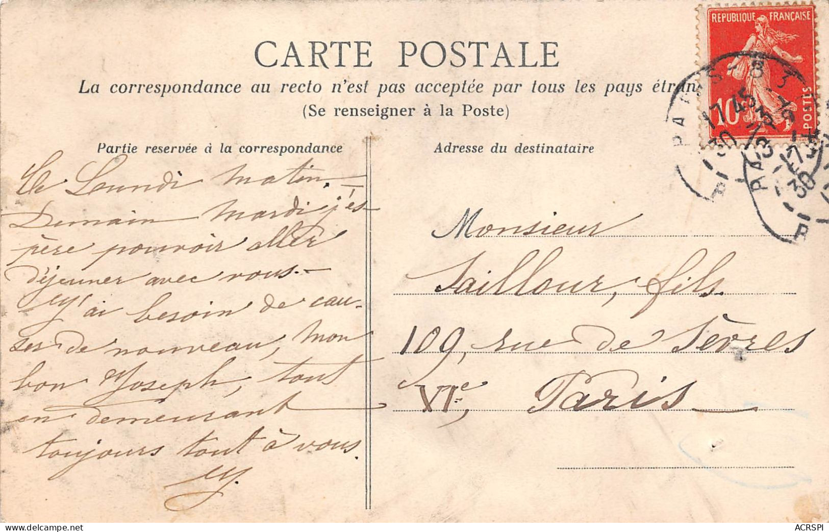 CALLAC Une Elegante 11(scan Recto-verso) MA982 - Callac