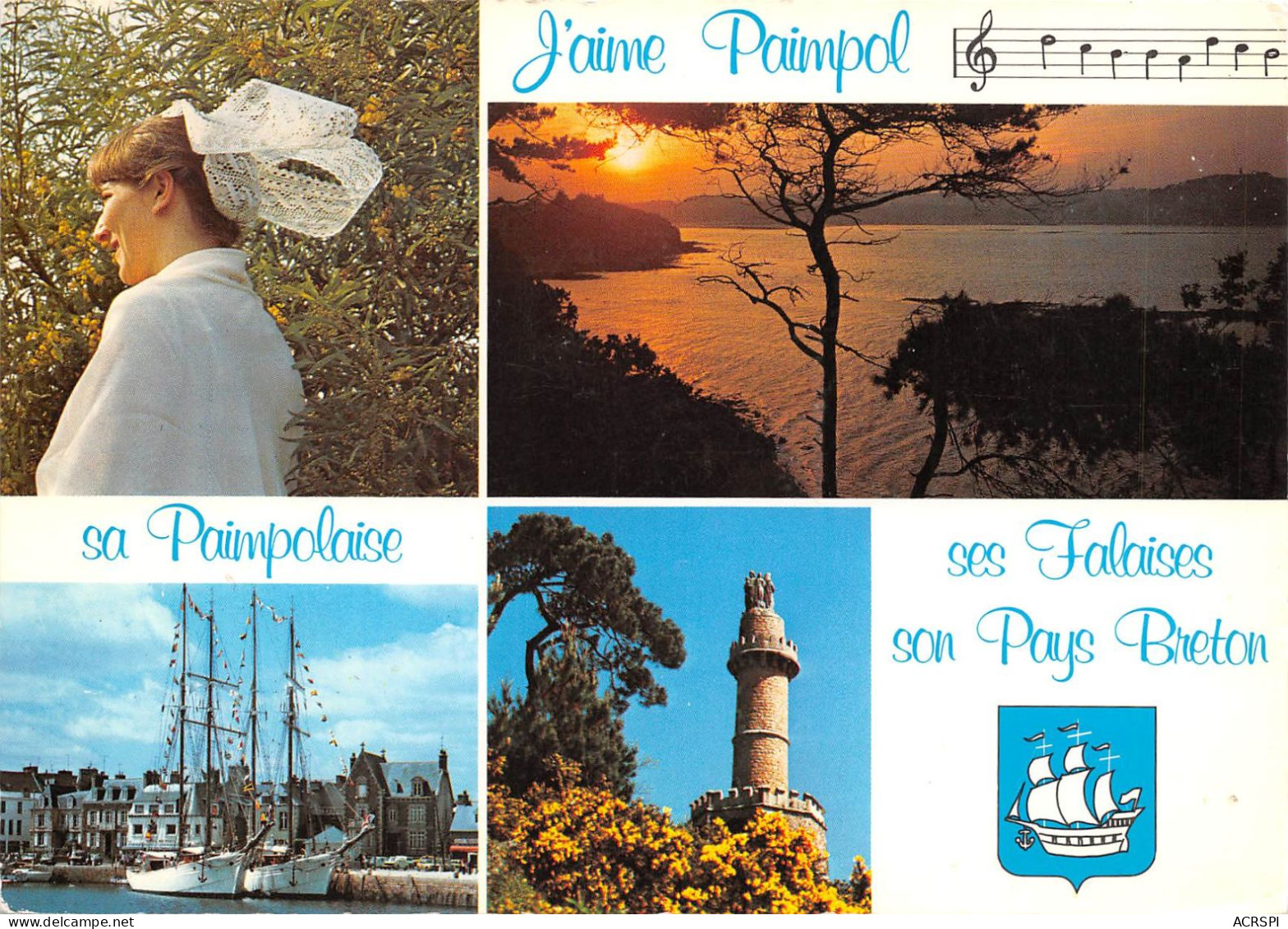 Jaime Paimpol Sa Paimpolaise Ses Falaises Son Pays Breton 29(scan Recto-verso) MA982 - Paimpol