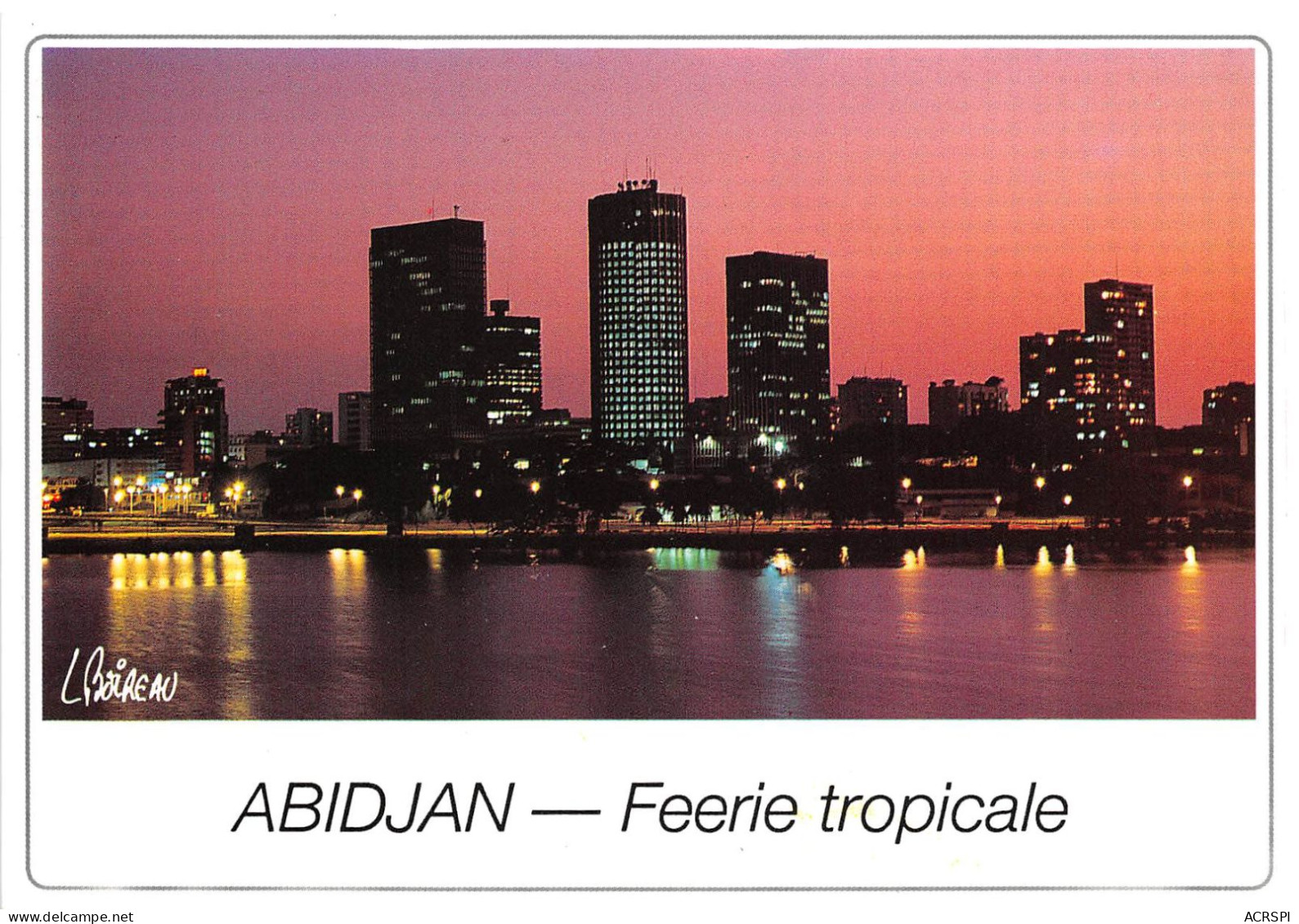 REPUBLIQUE DE COTE D IVOIRE ABIDJAN Feerie Tropicale 18(scan Recto-verso) MA980 - Côte-d'Ivoire
