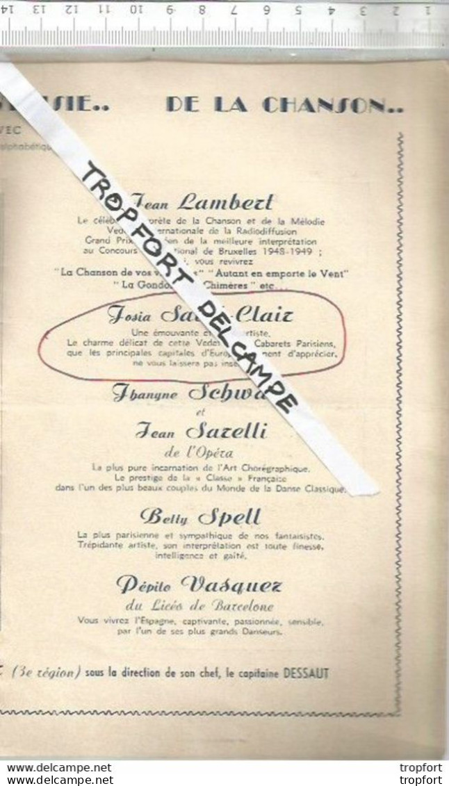 Old French Theater Program1950 / Rare Programme Théâtre PILAT-PLAGE Numéroté 156 Nuit D Haitza - Programmes