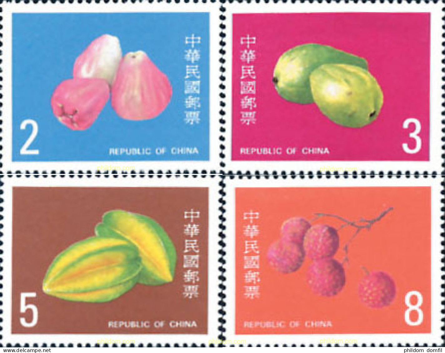 183544 MNH CHINA. FORMOSA-TAIWAN 1985 FRUTOS - Neufs