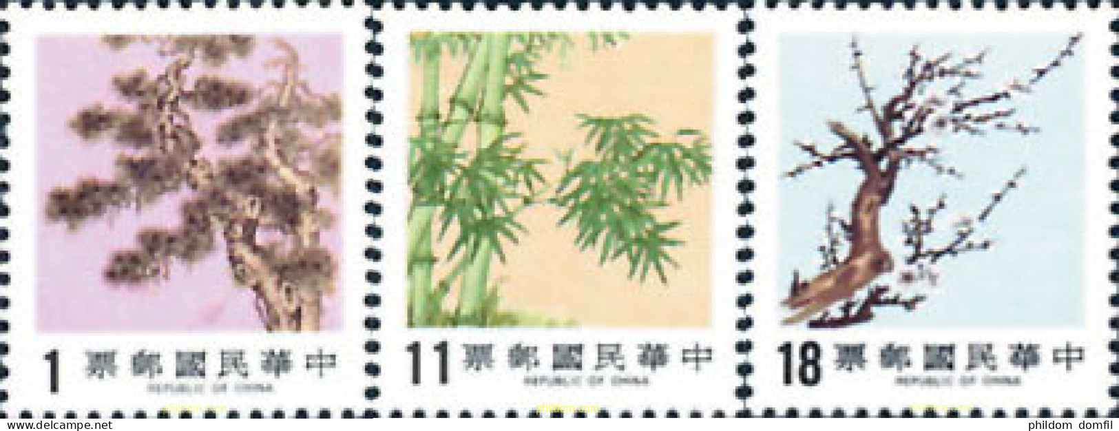 183588 MNH CHINA. FORMOSA-TAIWAN 1986 FLORA - Unused Stamps