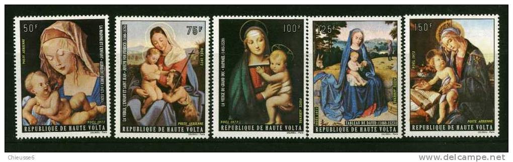 Rep. Hte Volta ** PA N° 125 à 129 - Tableaux Religieux - Upper Volta (1958-1984)