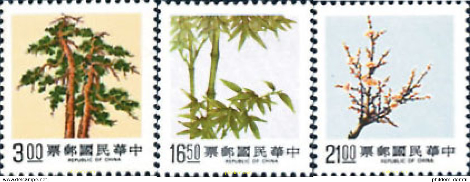 183608 MNH CHINA. FORMOSA-TAIWAN 1989 FLORA - Unused Stamps