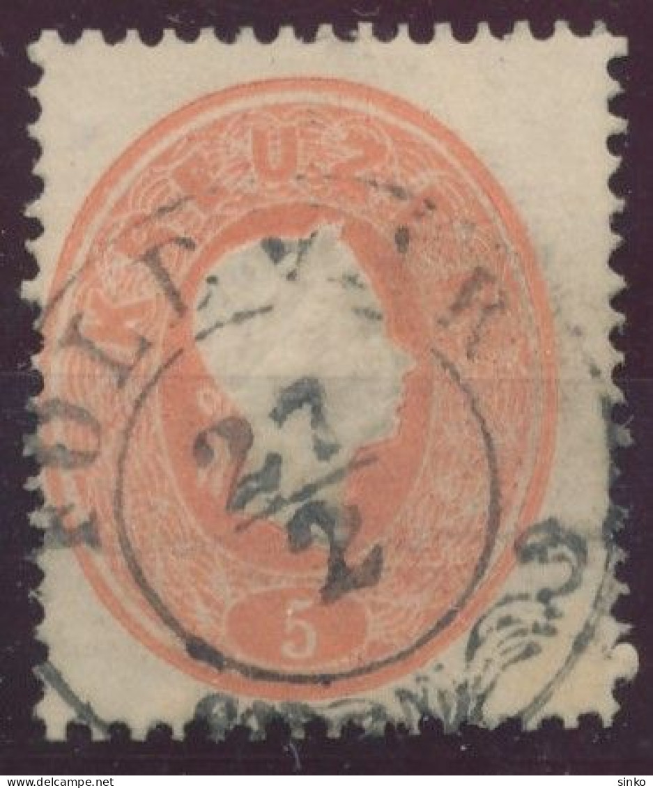 1861. Typography With Embossed Printing 5kr, FOLDVAR - ...-1867 Prephilately