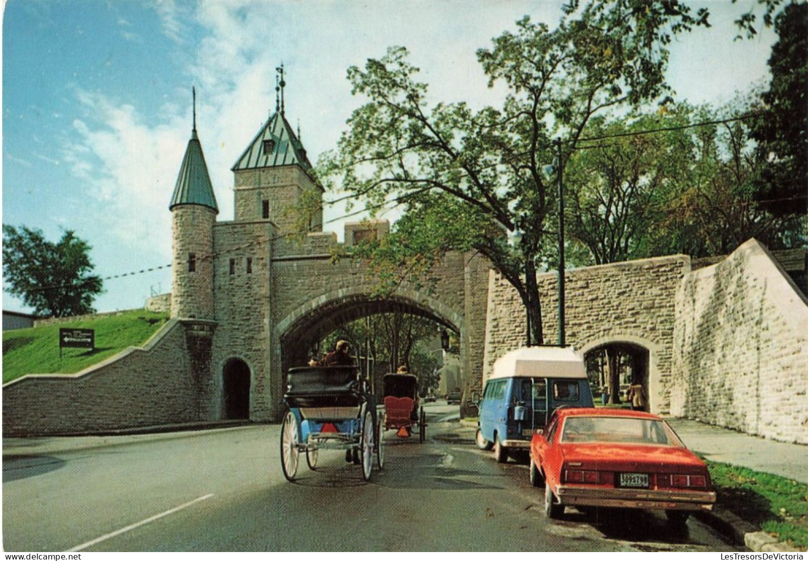 CANADA - Quebec - Que - La Porte Saint Louis Taillée Dans Les Fortifications - Carte Postale - Altri & Non Classificati