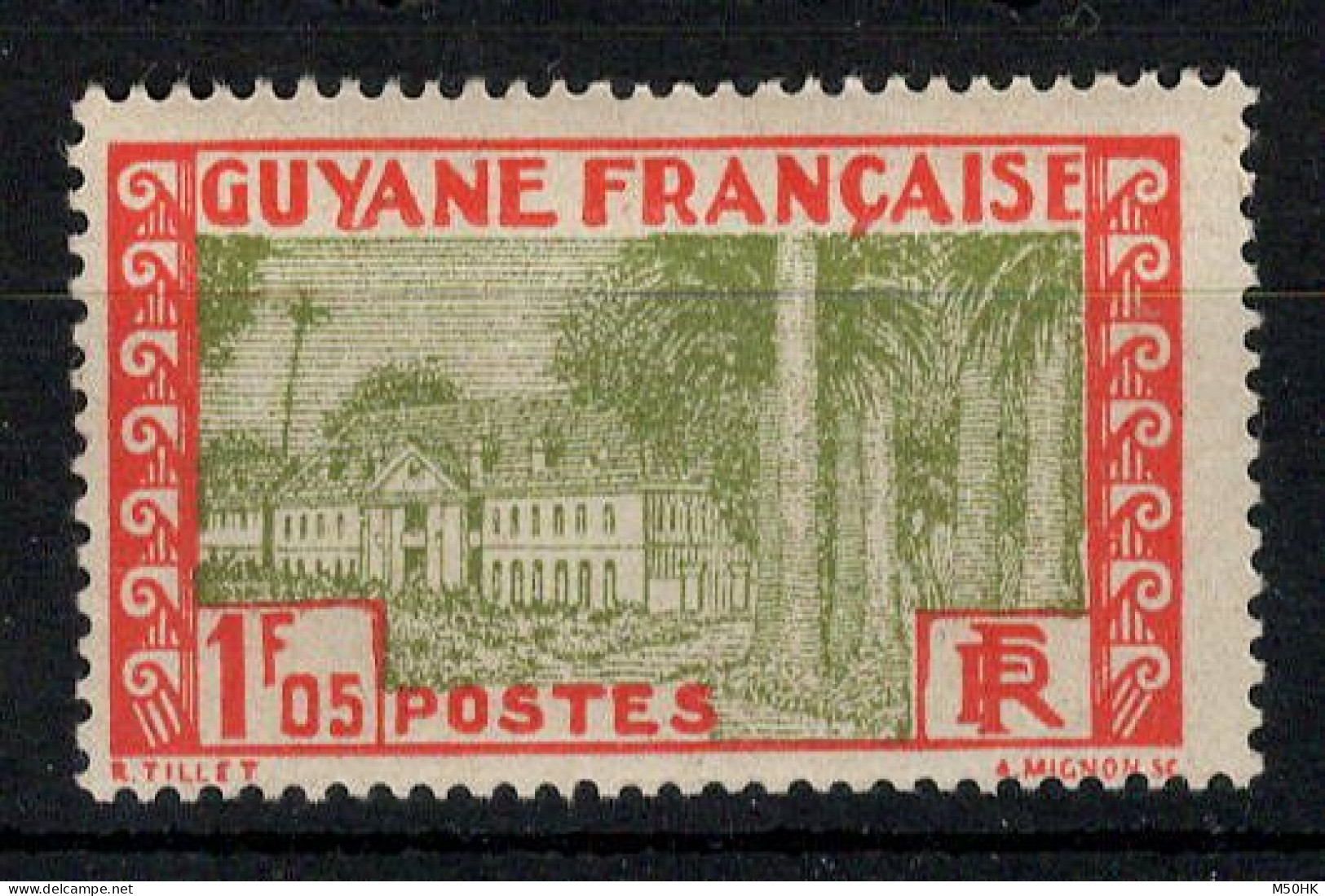 Guyane - YV 125 N* MH , Cote 7,50 Euros - Ungebraucht