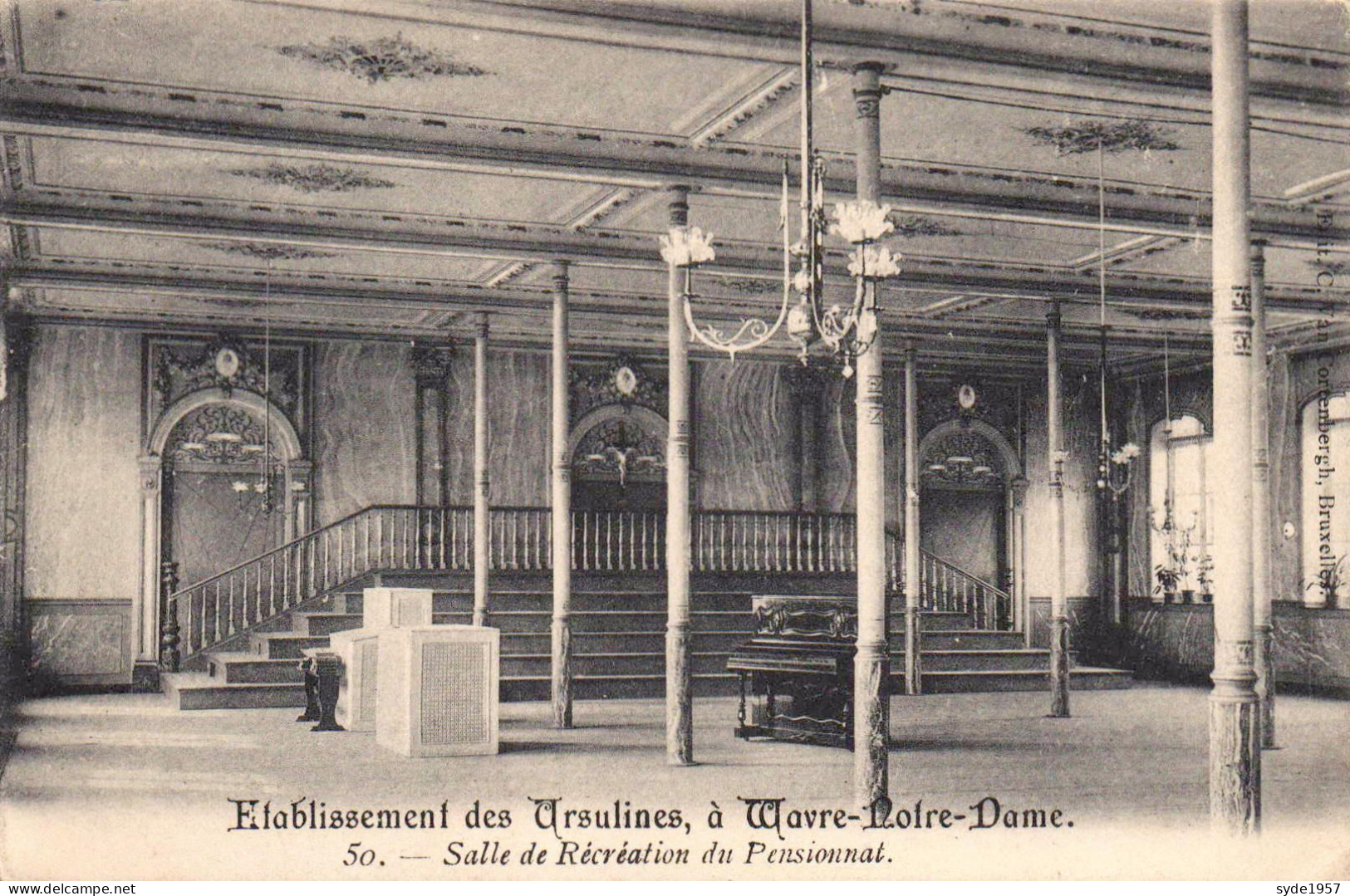 WAVRE NOTRE DAME -- Etablissement Des Ursulines -- Salle De Récréation Du Pensionnat - Sint-Katelijne-Waver