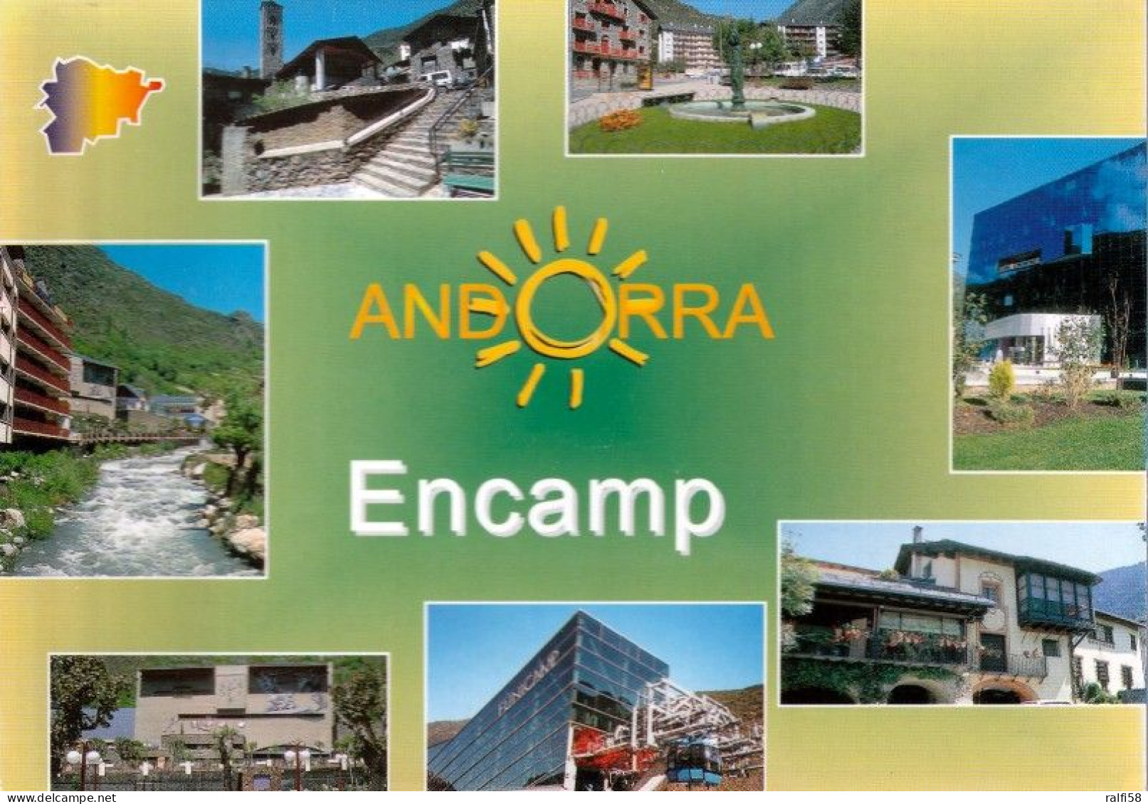 1 AK Andorra * Ansichten Von Encamp - Ein Ort Im Zentrum Von Andorra * - Andorra