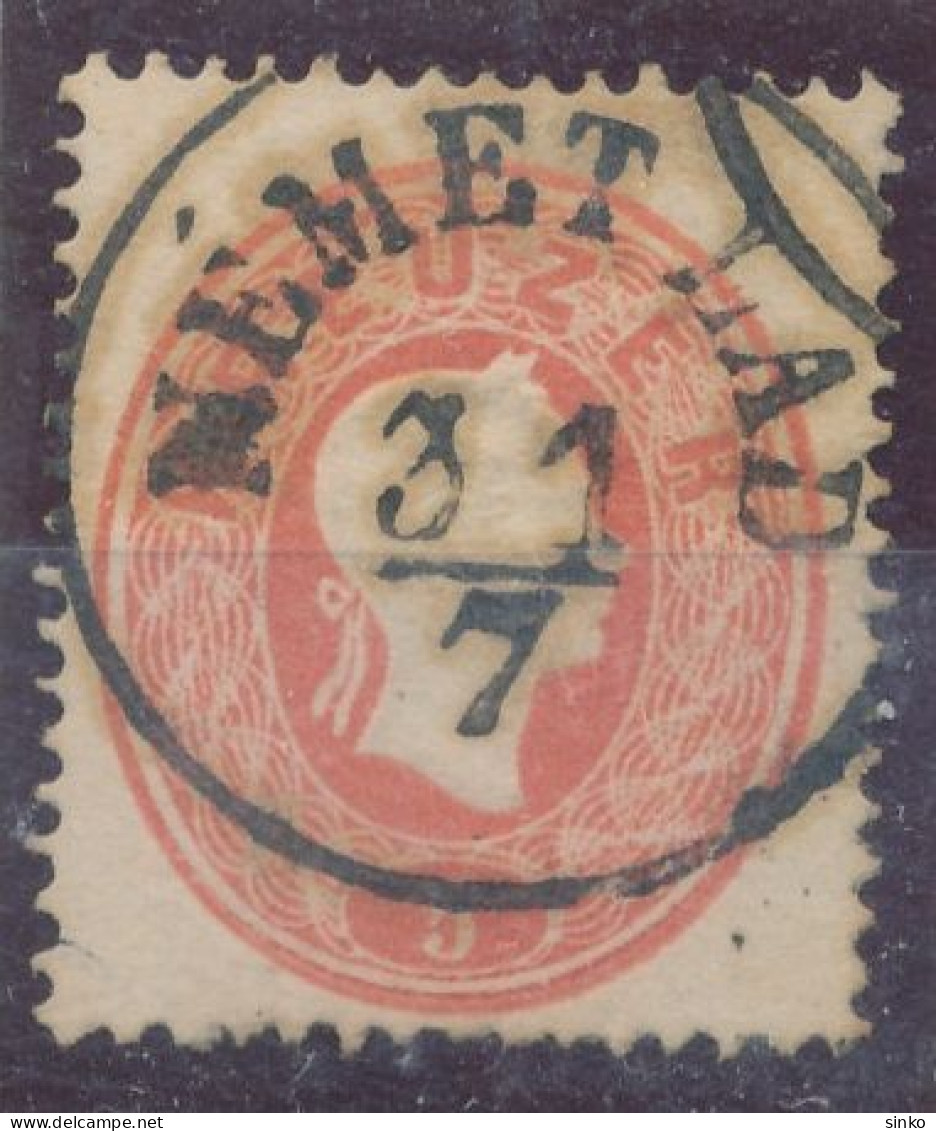 1861. Typography With Embossed Printing 5kr, NEMET LAD - ...-1867 Vorphilatelie