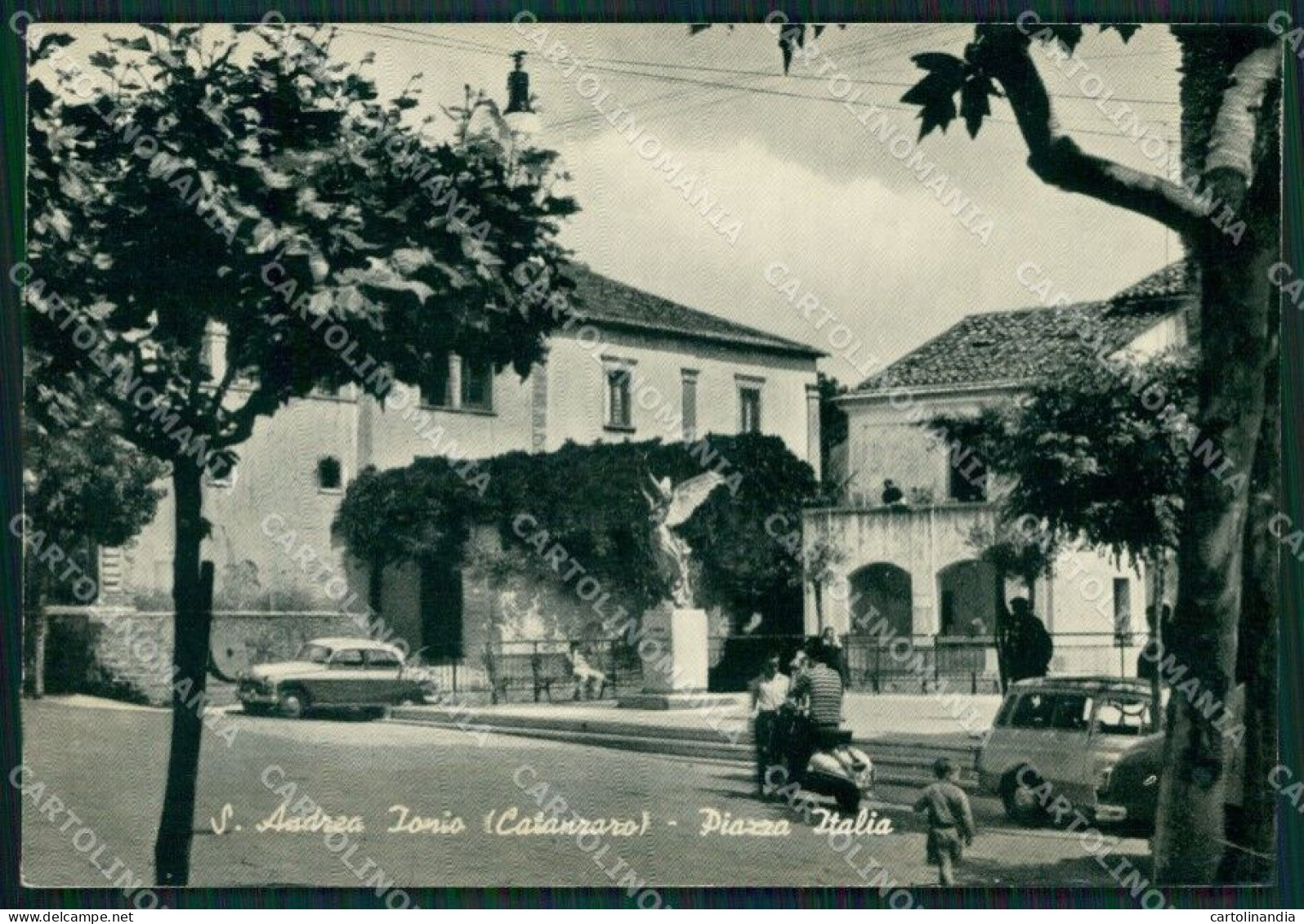 Catanzaro Sant'Andrea Jonico Vespa Auto Foto FG Cartolina ZKM7608 - Catanzaro