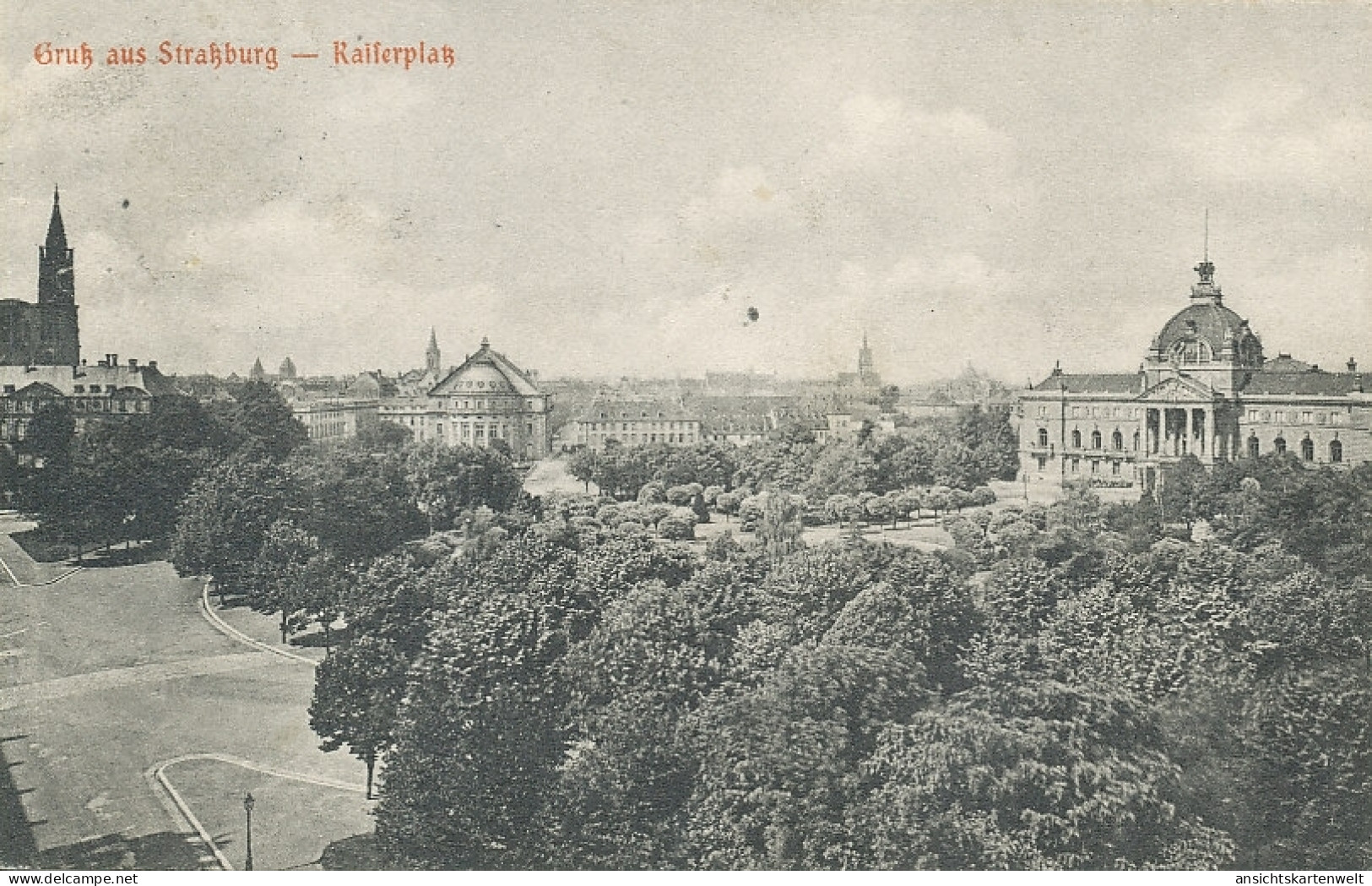 Straßburg Kaiserplatz Gl1906 #110.936 - Elsass