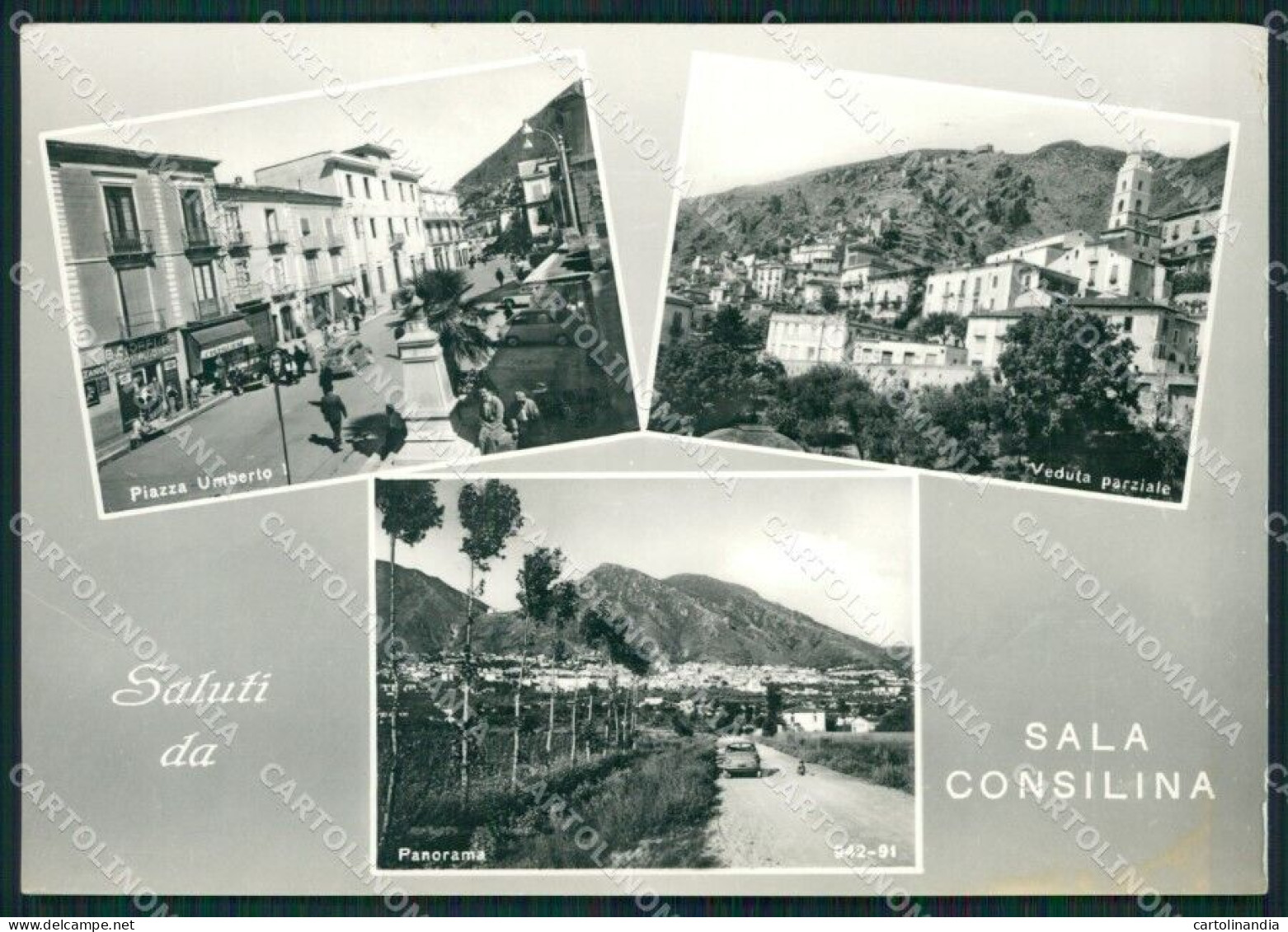 Salerno Sala Consilina Saluti Da PIEGHINA Foto FG Cartolina ZKM7297 - Salerno