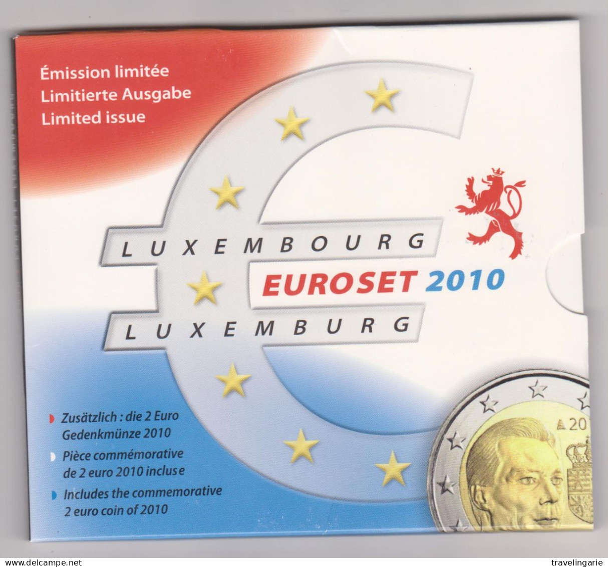 Luxemburg 2010 Euro Set BU/UNC Issue Only 2500 Sets - Luxembourg