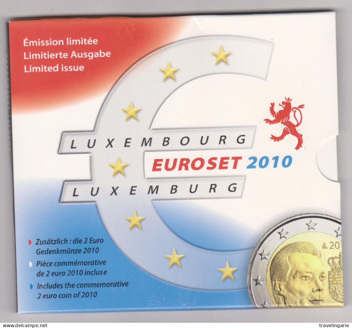 Luxemburg 2010 Euro Set BU/UNC Issue Only 2500 Sets - Luxemburgo