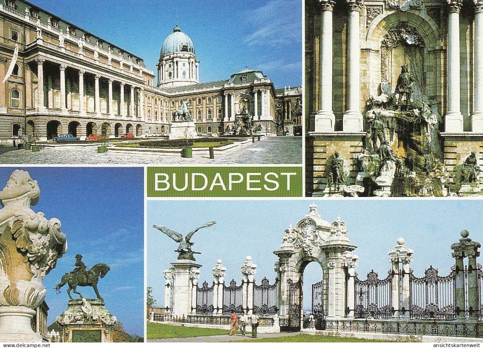 Budapest A Budai Vár Mehrbildkarte Gl1985 #D4586 - Hongrie