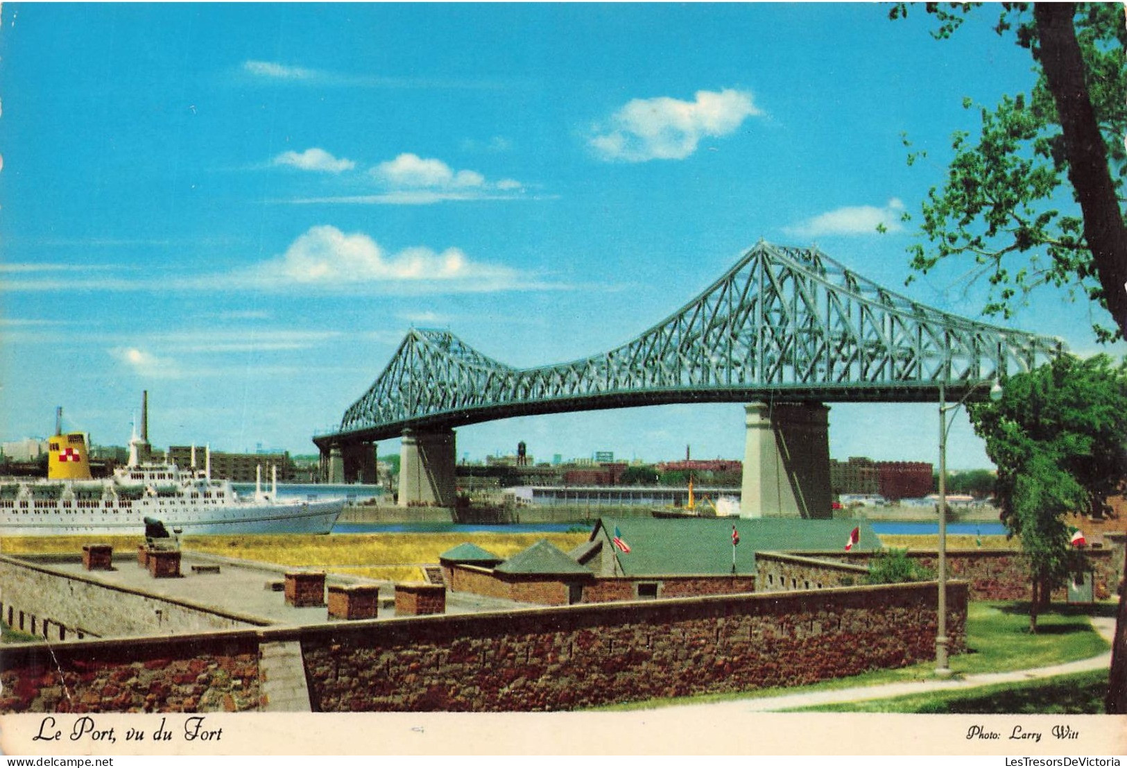 CANADA - Quebec - Montreal - Harbour - Le Pont Vu Du Fort - Carte Postale - Montreal