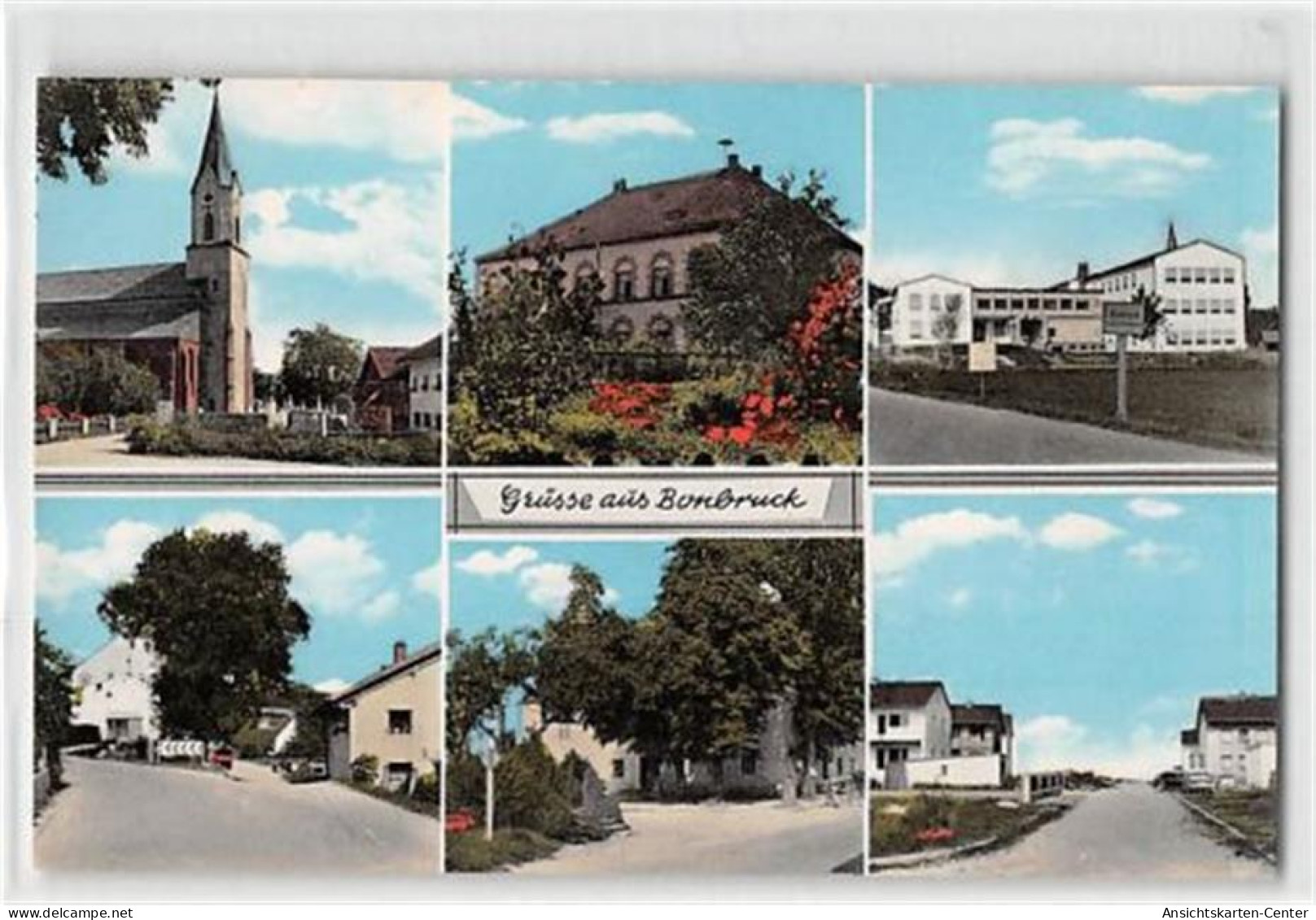 39114803 - Bonbruck Mit Kirche Und Strassenpartien Ungelaufen  Gute Erhaltung. - Vilsbiburg