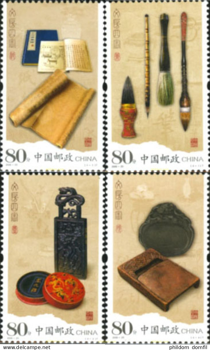 189453 MNH CHINA. República Popular 2006 TESOROS DE LA ESCRITURA - Nuovi