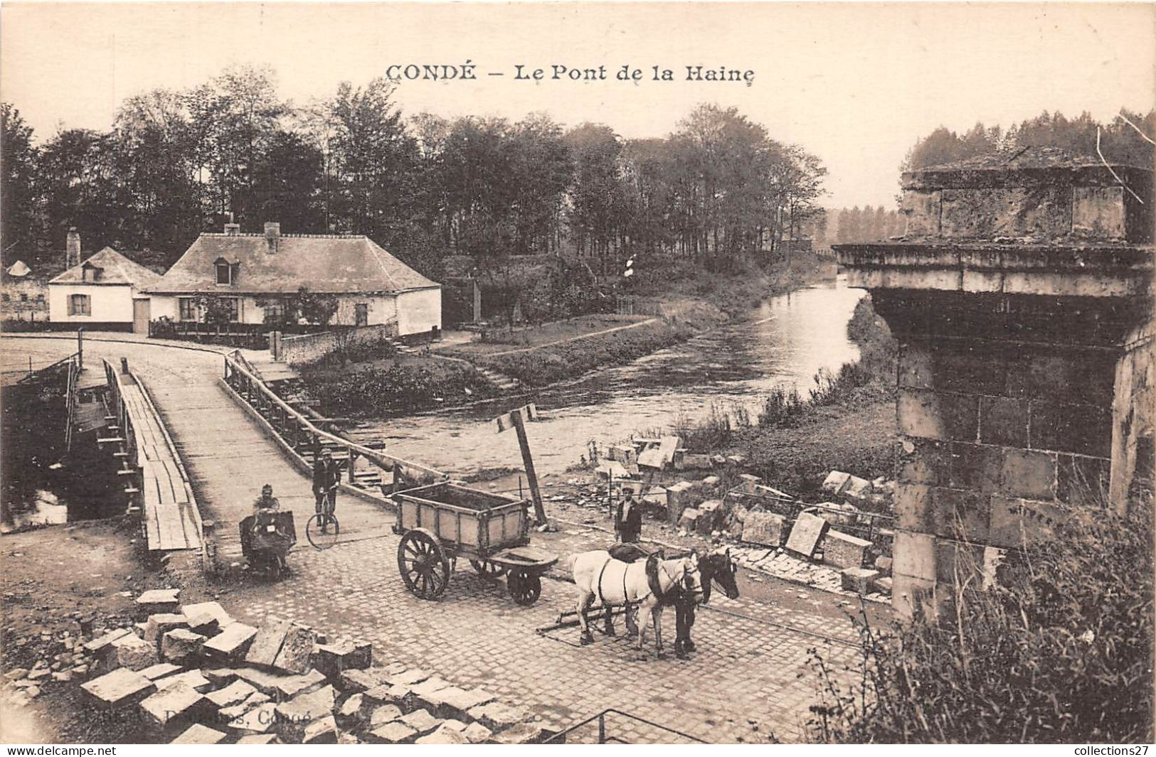 59-CONDE- LE PONT DE LA HAINE - Conde Sur Escaut